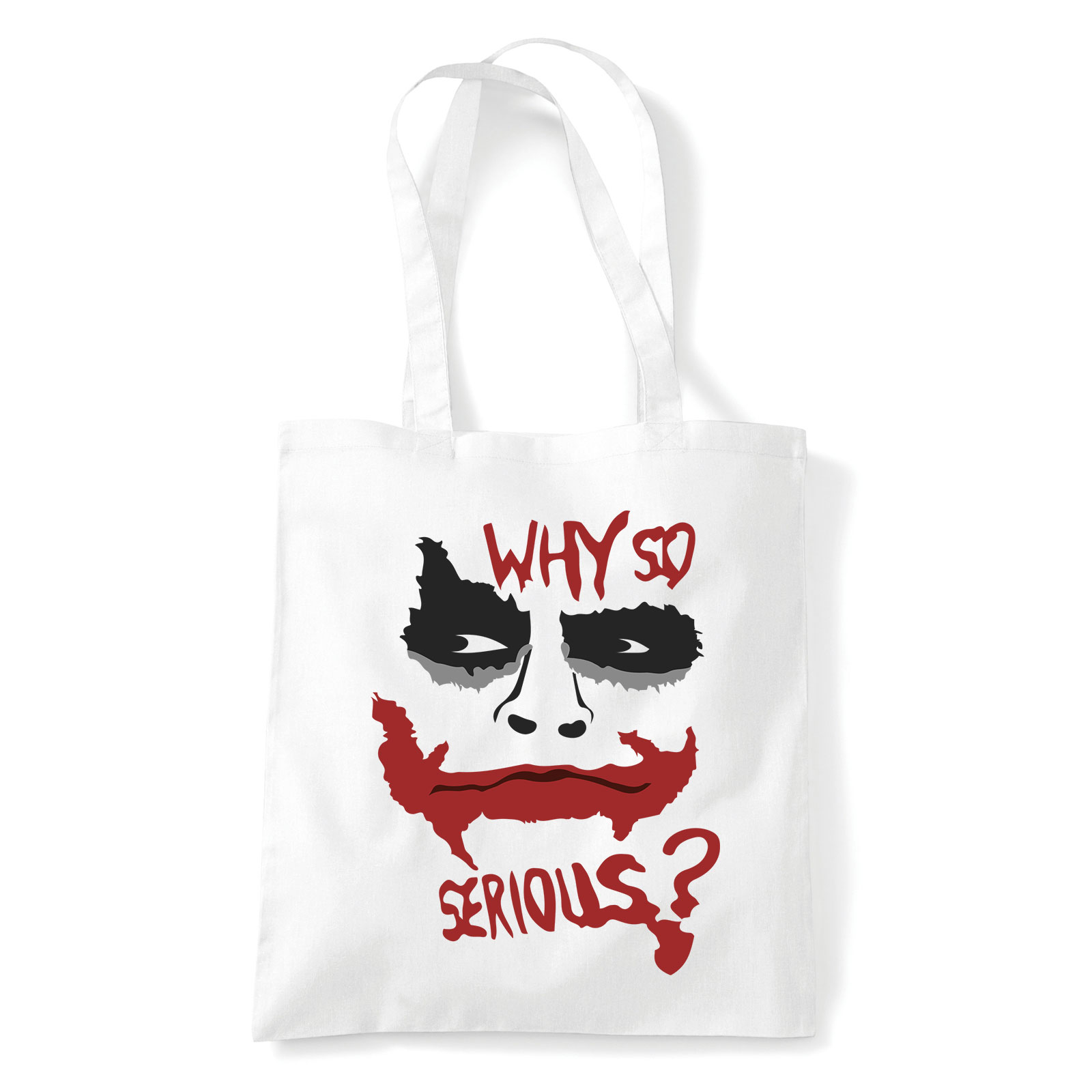 why so serious Joker Fehér Shopper Vászontáska