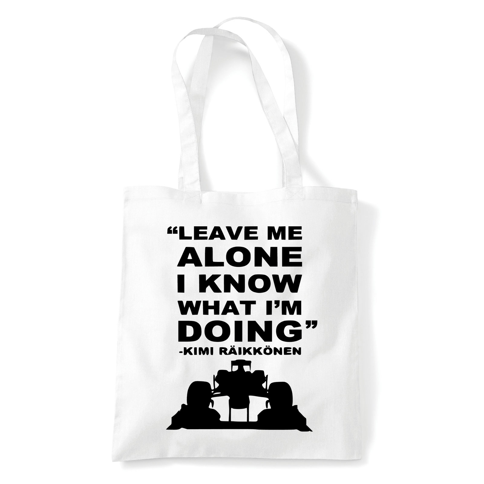 kimi raikkönen f1 formula 1 forma 1 Fehér Shopper Vászontáska