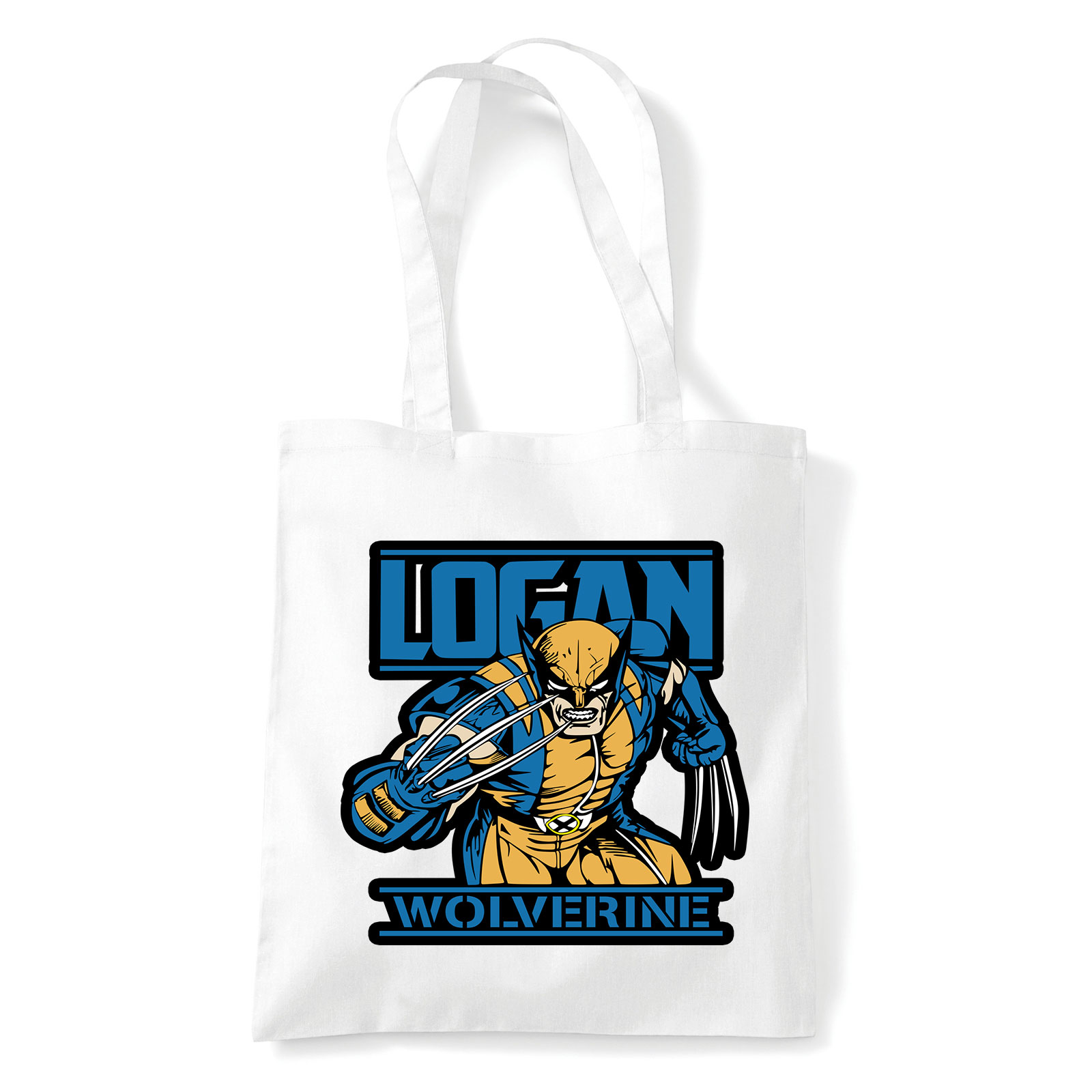 wolverine logan x-men rozsomák Fehér Shopper Vászontáska