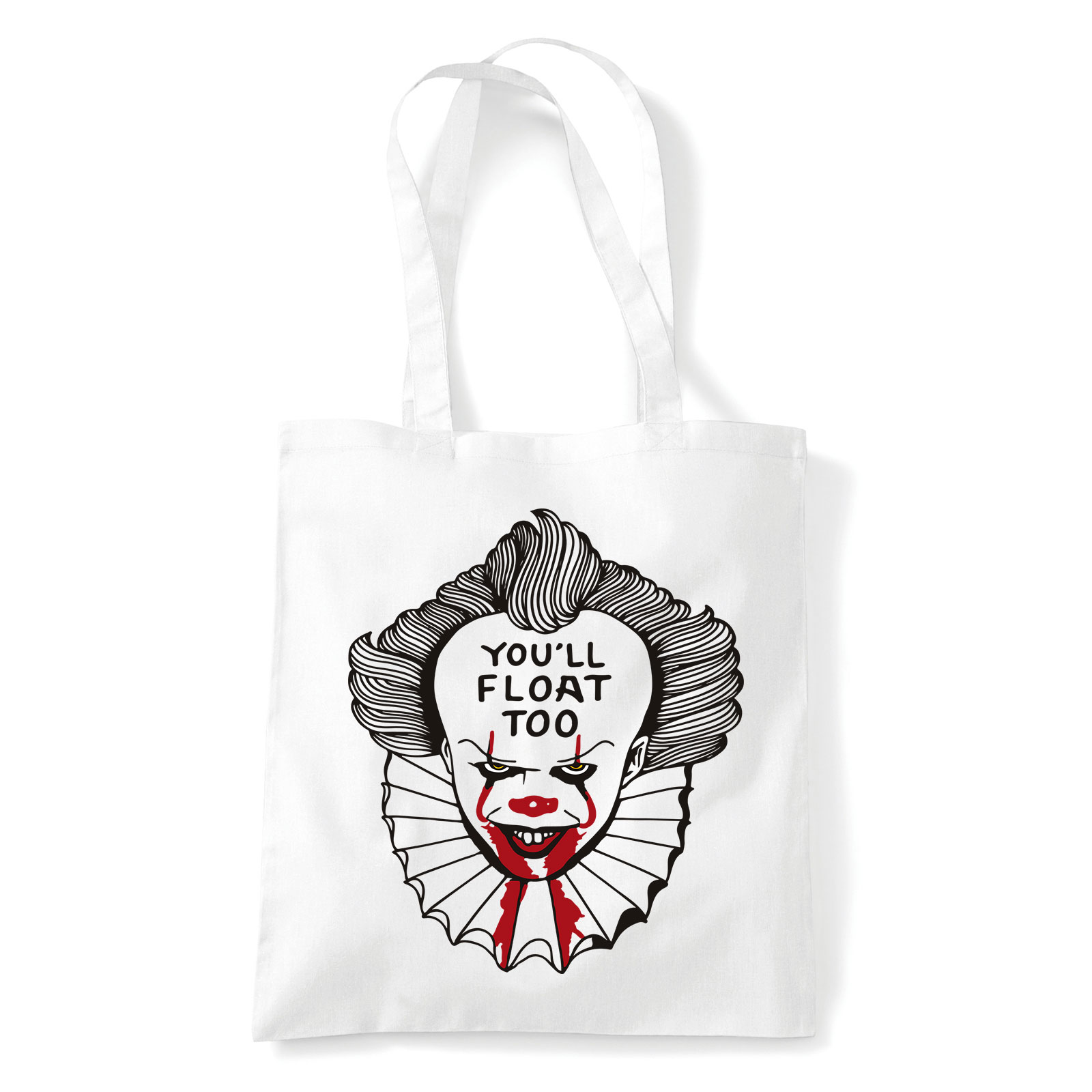 pennywise it az stephen king Fehér Shopper Vászontáska