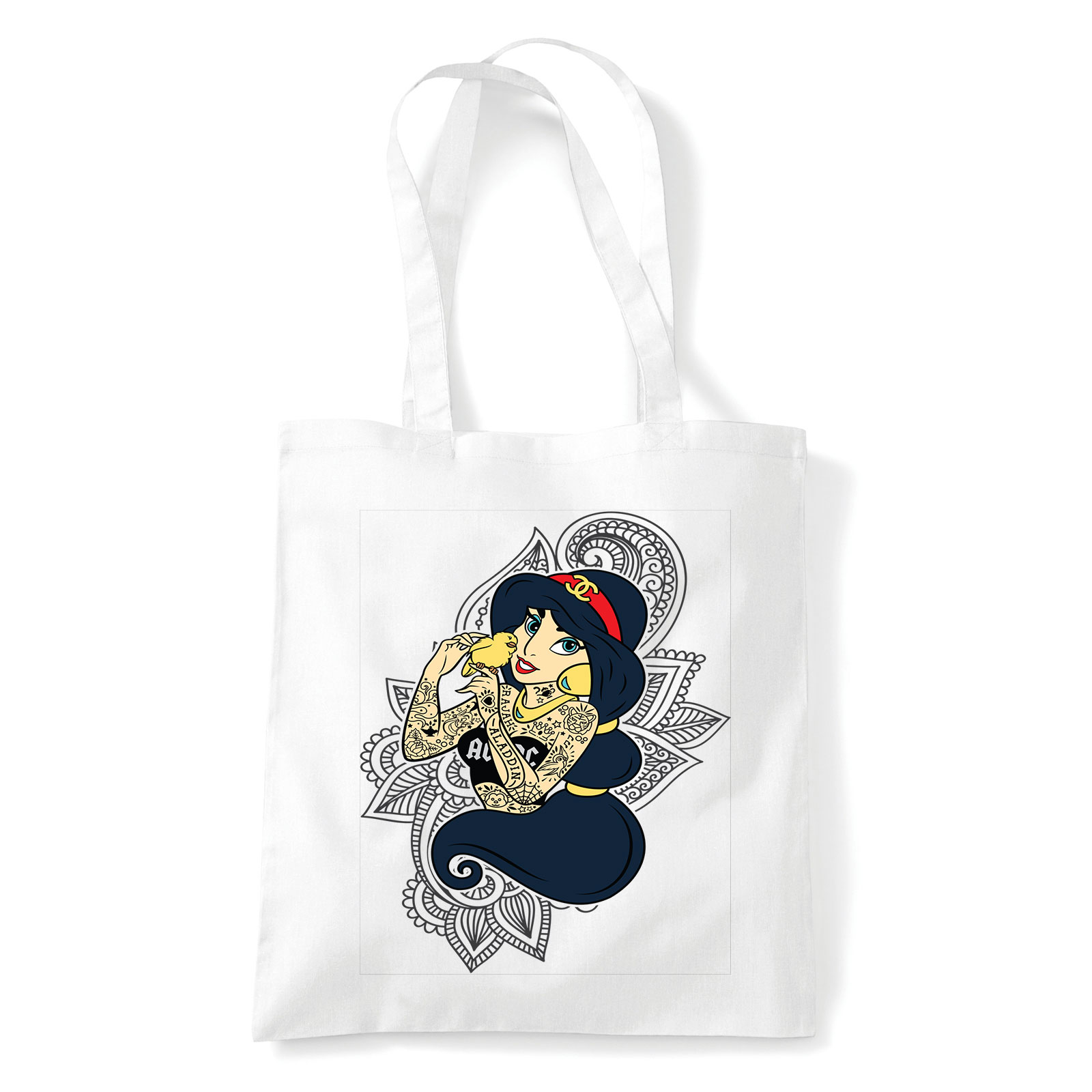 jasmine jázmin hercegnő Fehér Shopper Vászontáska