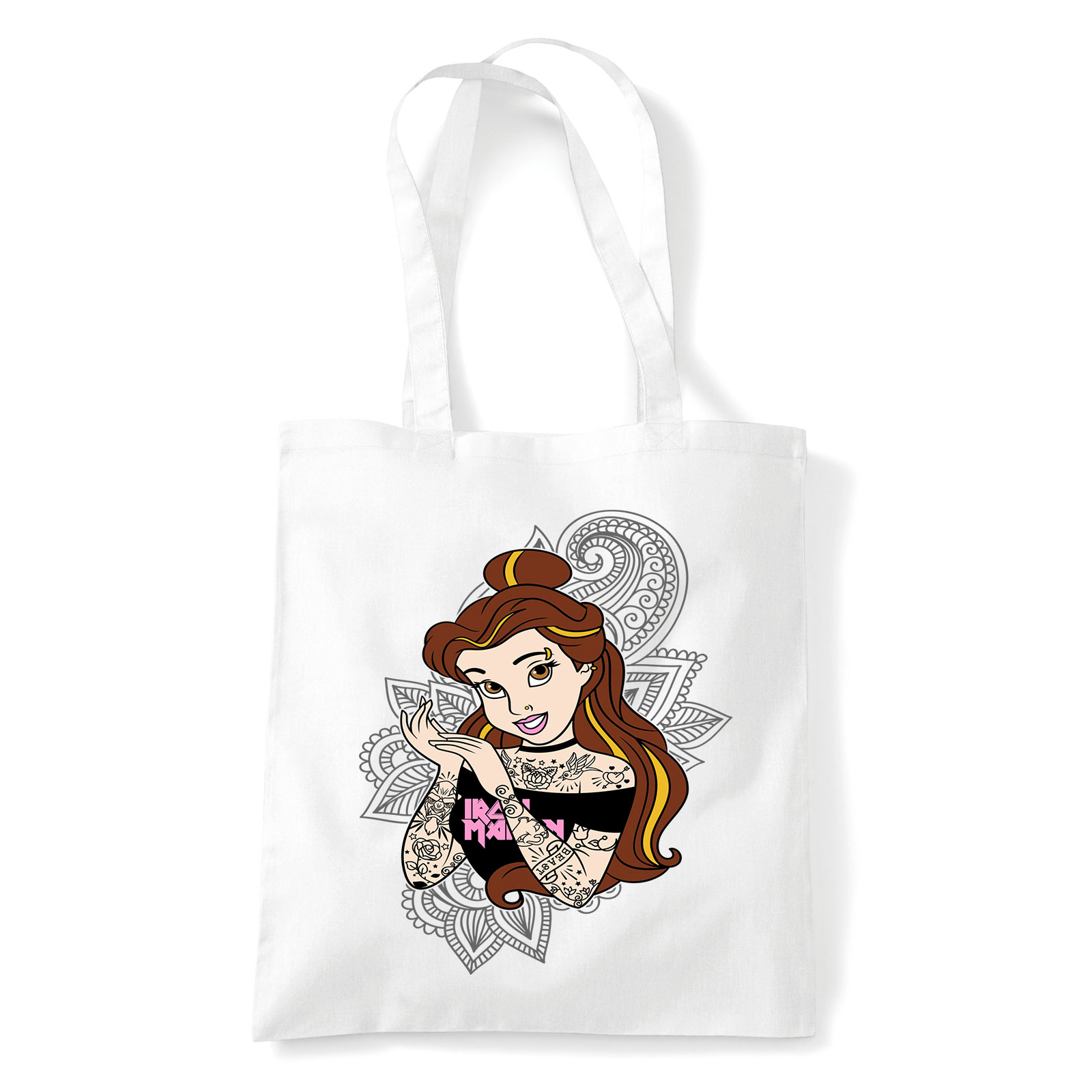 belle szépség és a szörnyeteg Fehér Shopper Vászontáska