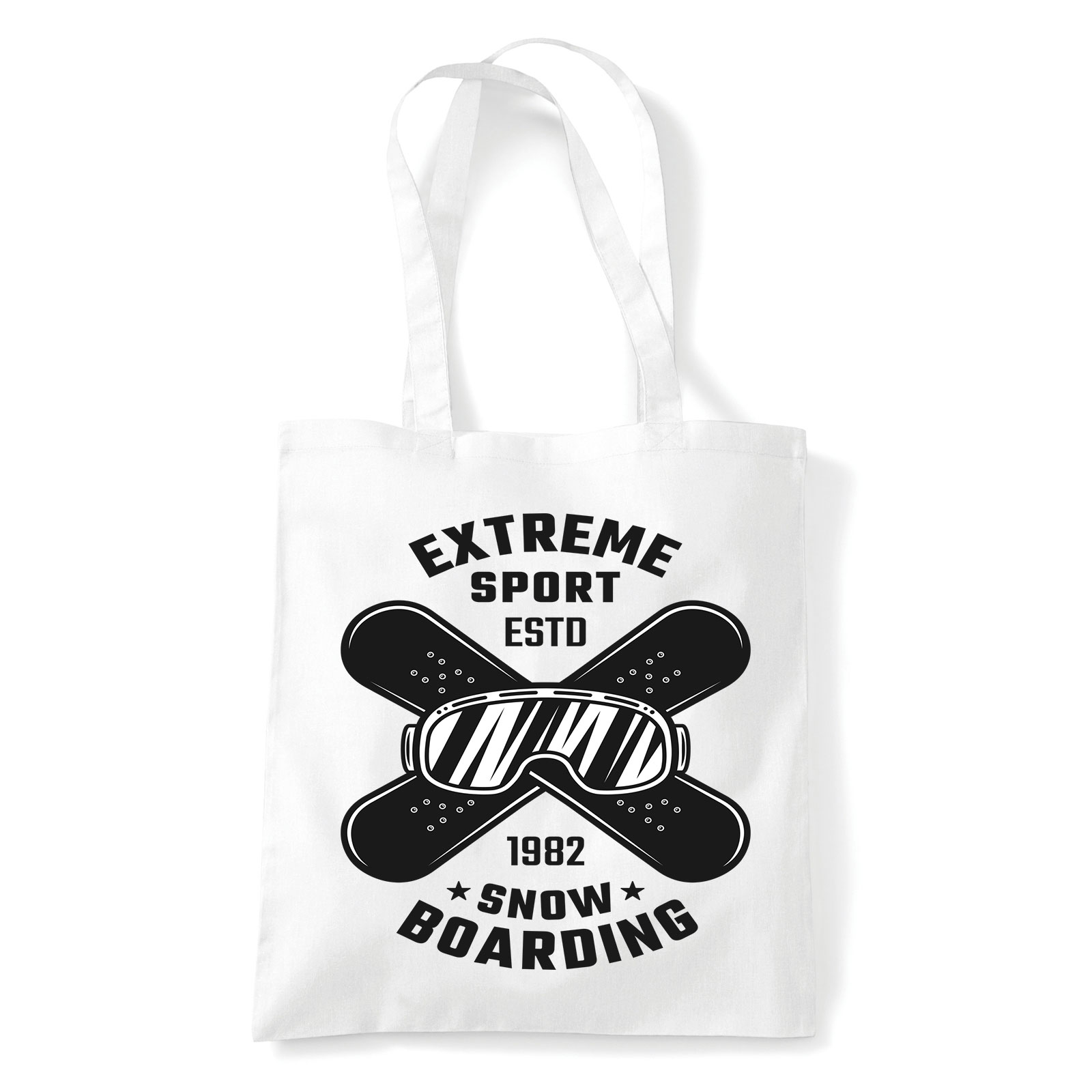 snowboard Fehér Shopper Vászontáska