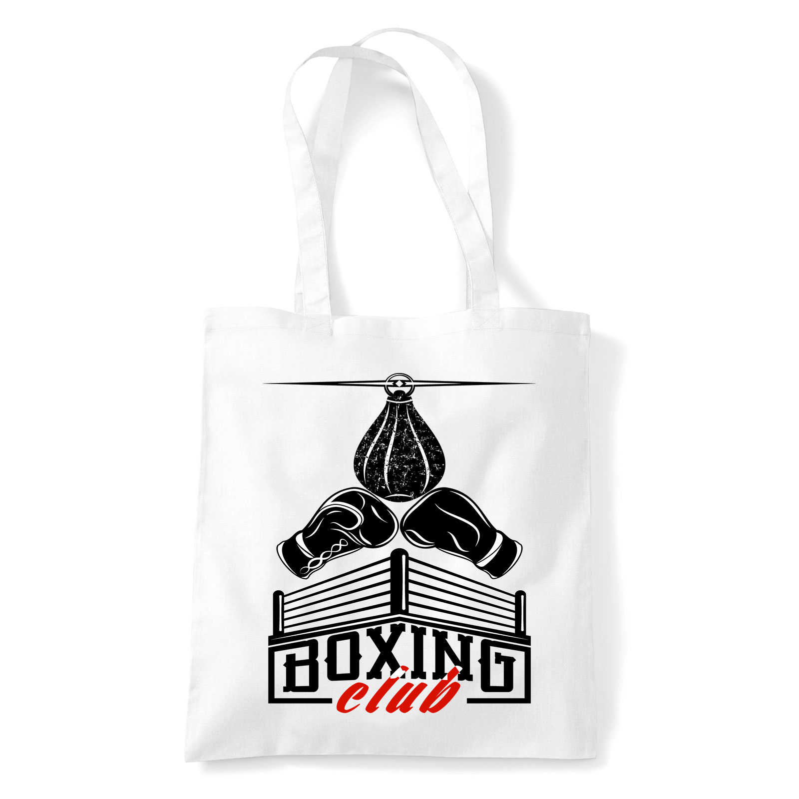 box boxing Fehér Shopper Vászontáska