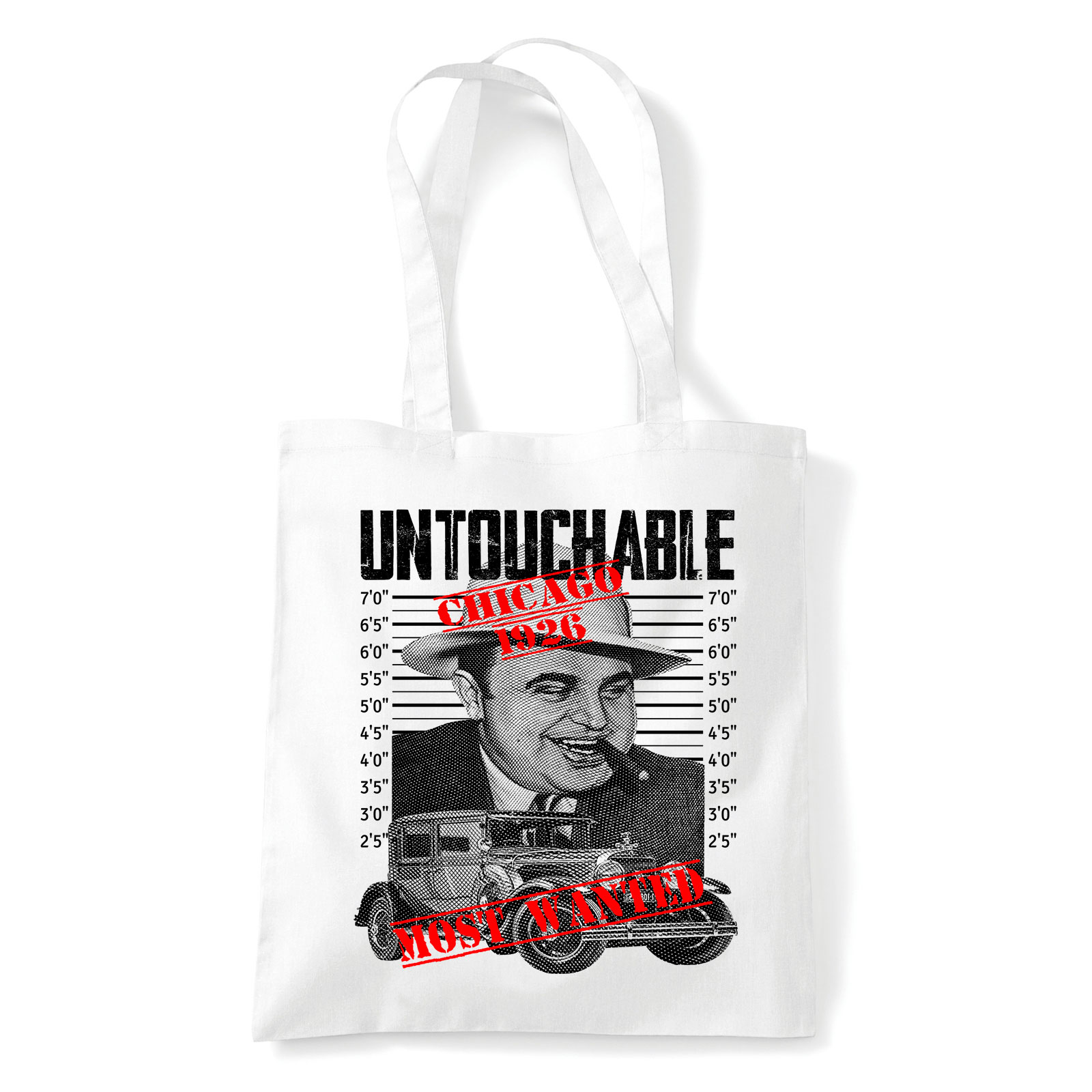 Al Capone Fehér Shopper Vászontáska