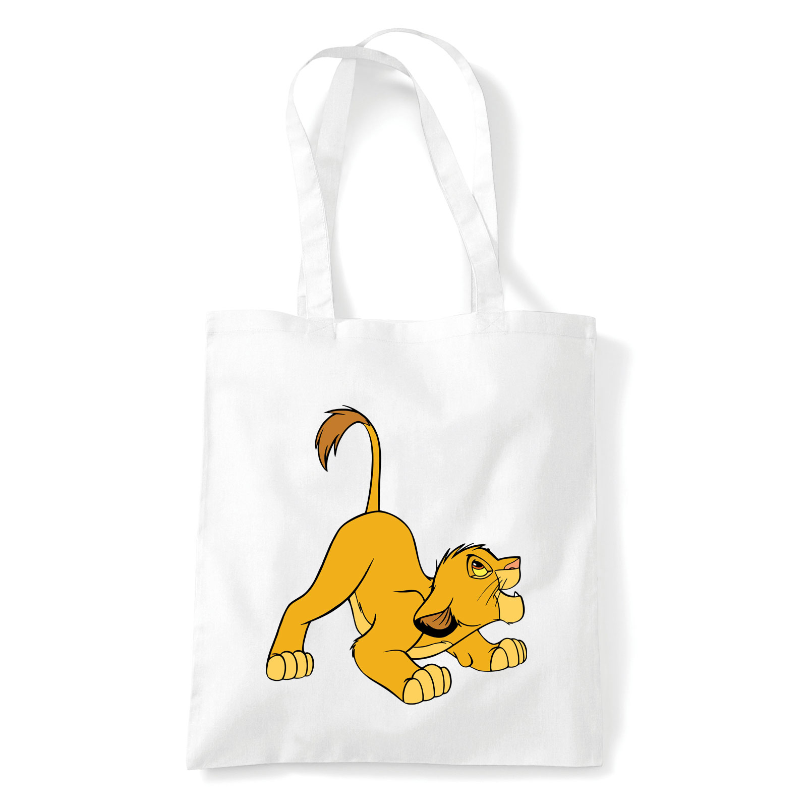 Az oroszlánkirály Fehér Shopper Vászontáska