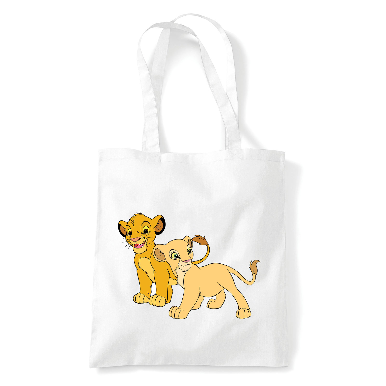 Az oroszlánkirály Fehér Shopper Vászontáska