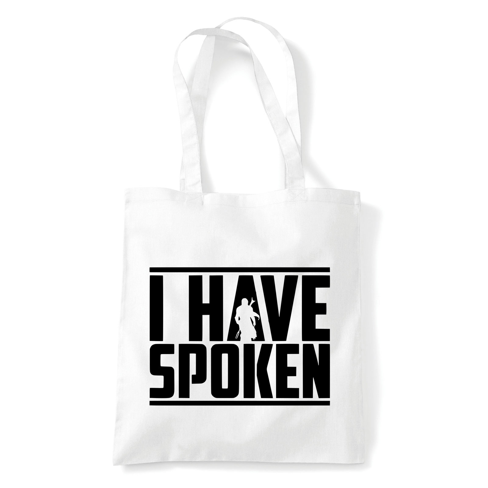 A Mandalorian Fehér Shopper Vászontáska