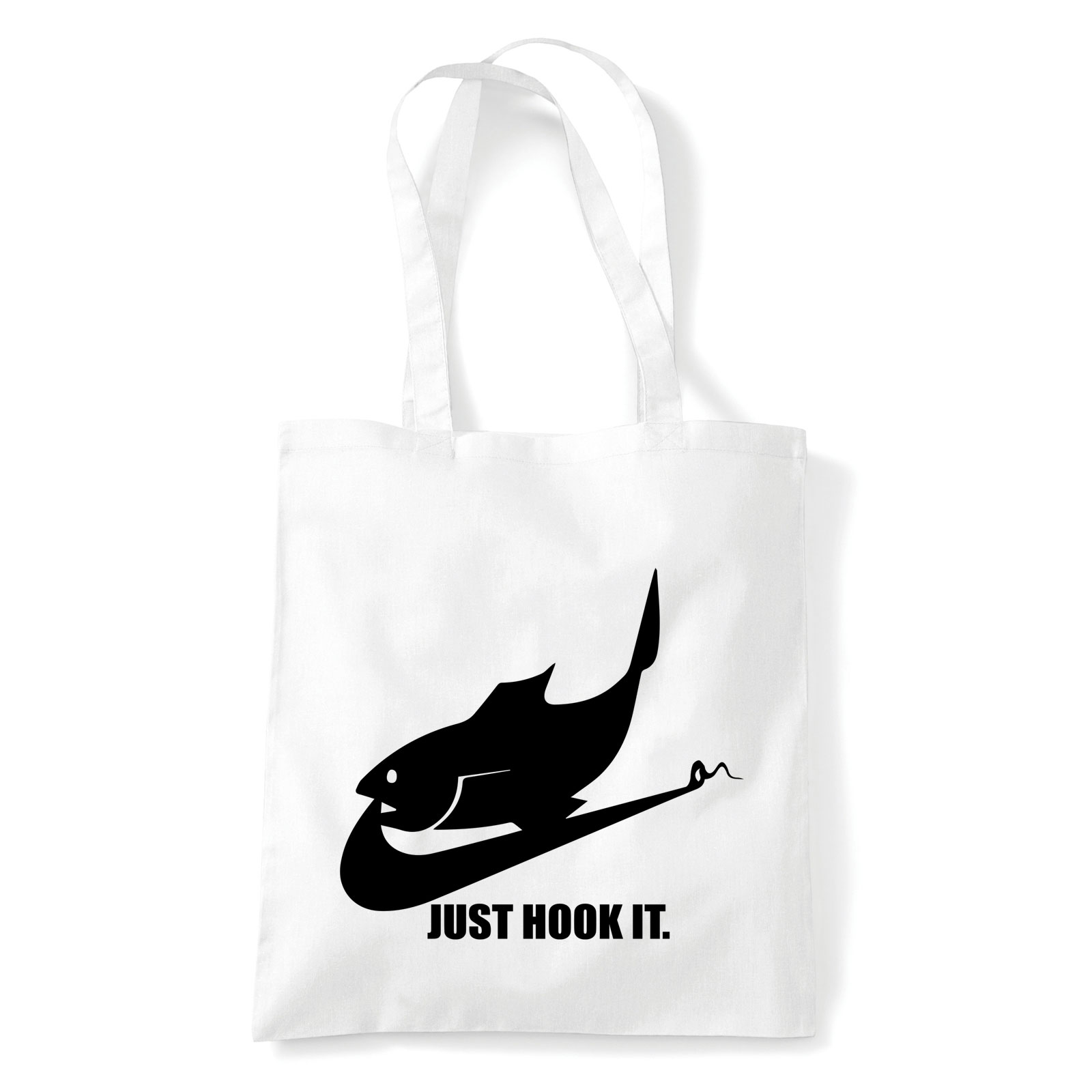 Horgászat Horgász Fehér Shopper Vászontáska