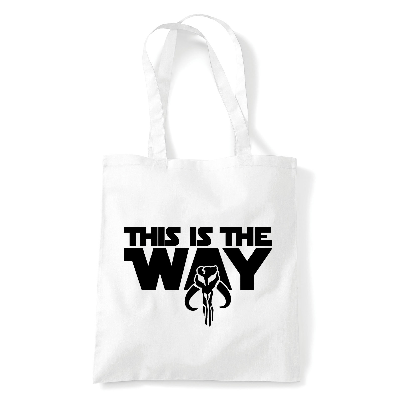 A Mandalorian Fehér Shopper Vászontáska
