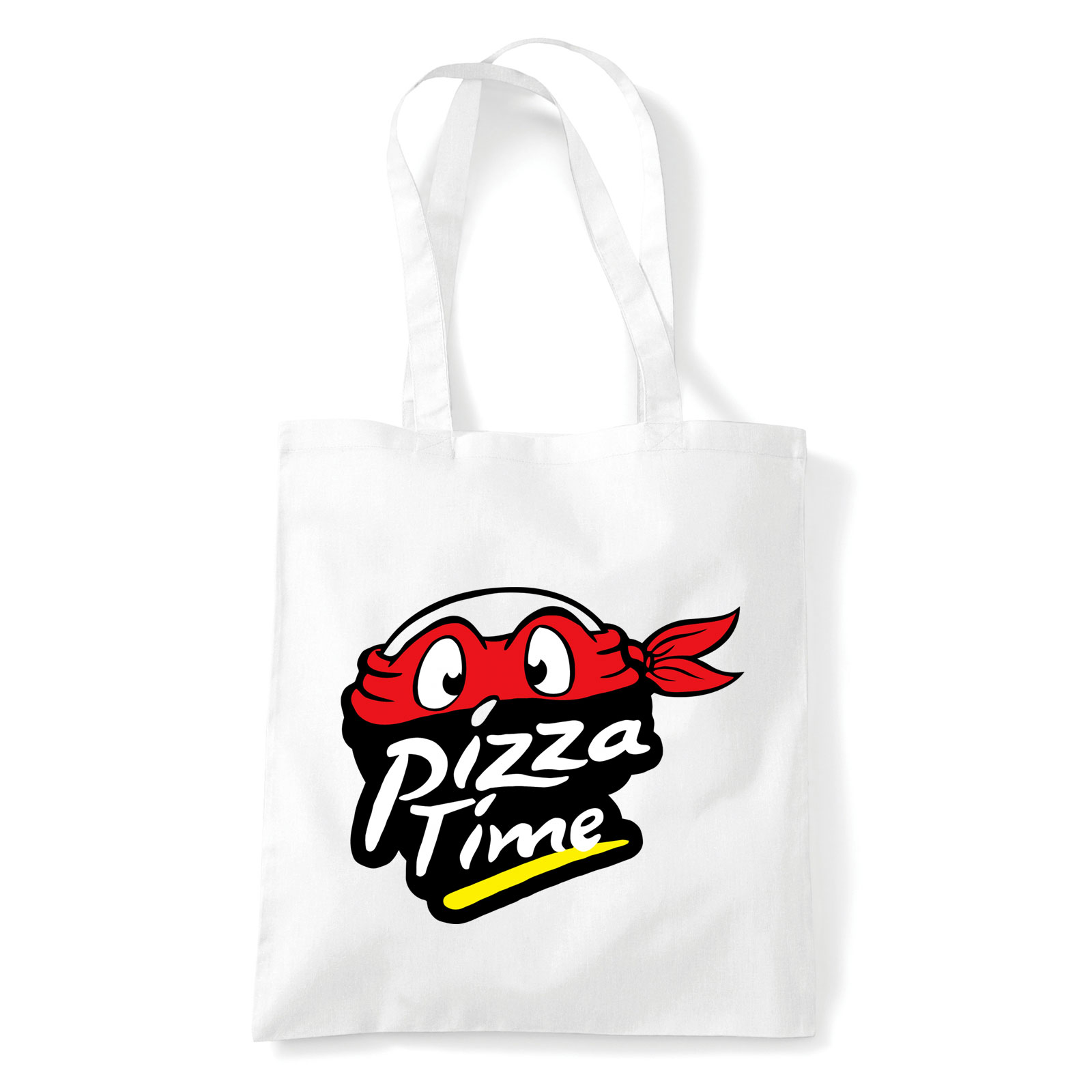 Tini Ninja Teknőcök Pizza Fehér Shopper Vászontáska
