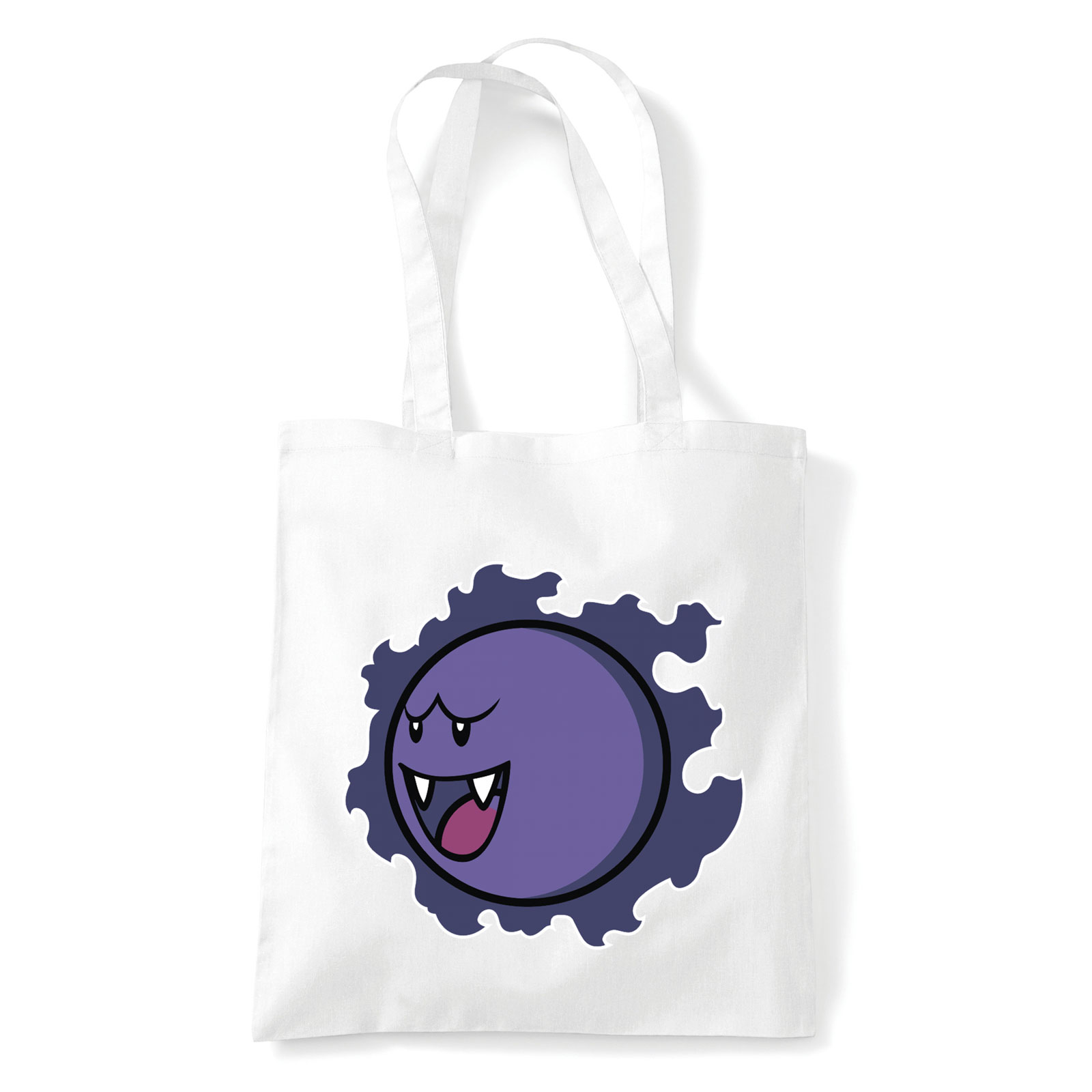 Pokemon Gastly Fehér Shopper Vászontáska