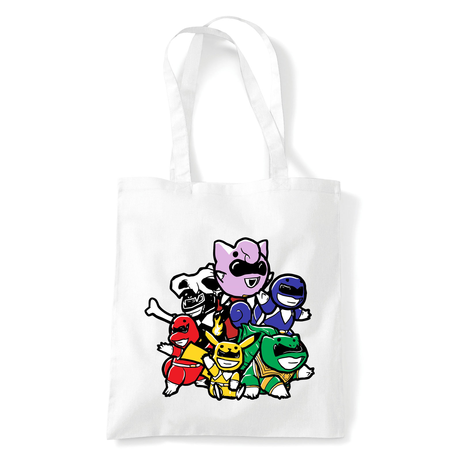 pokemon power rangers Fehér Shopper Vászontáska