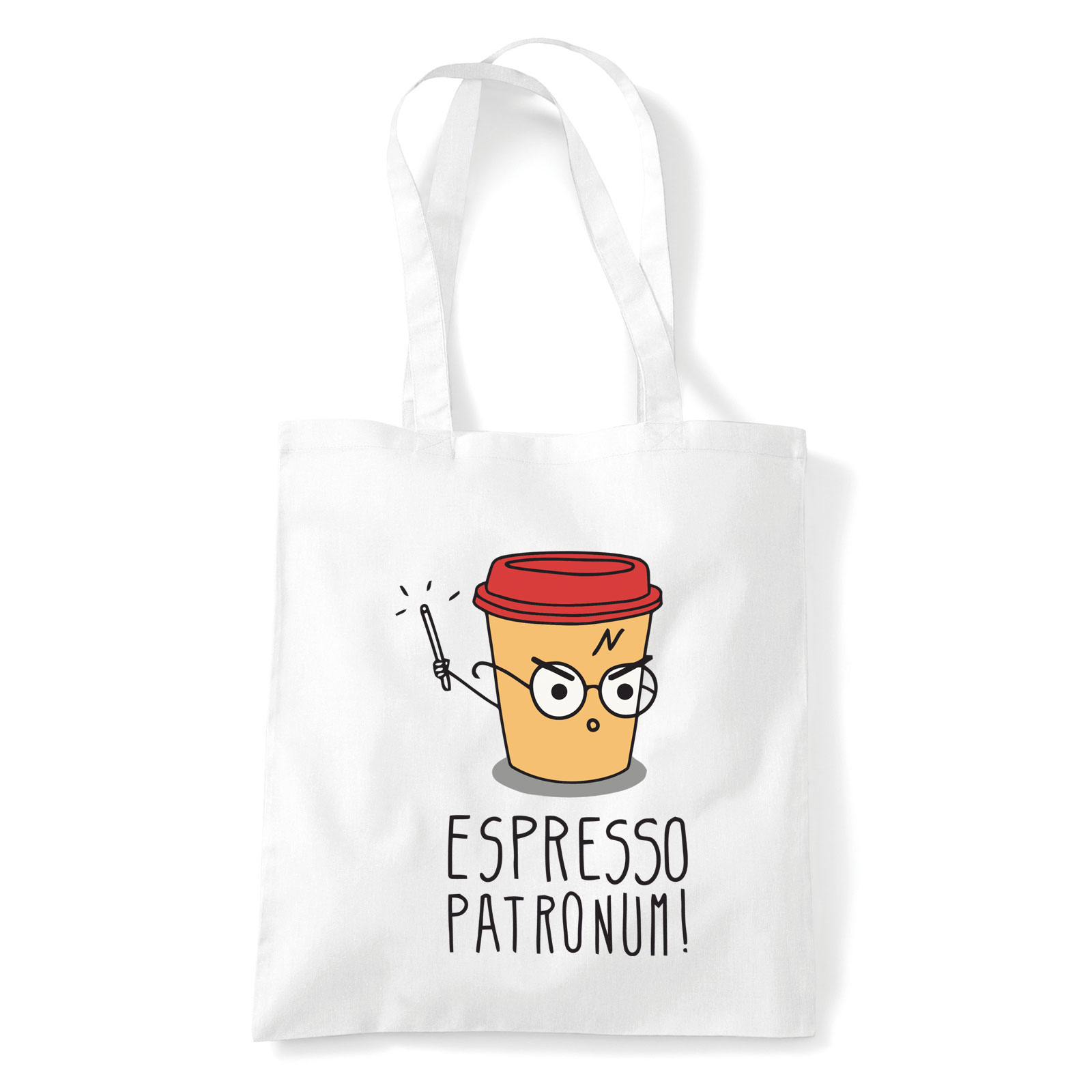 harry potter kávé Fehér Shopper Vászontáska