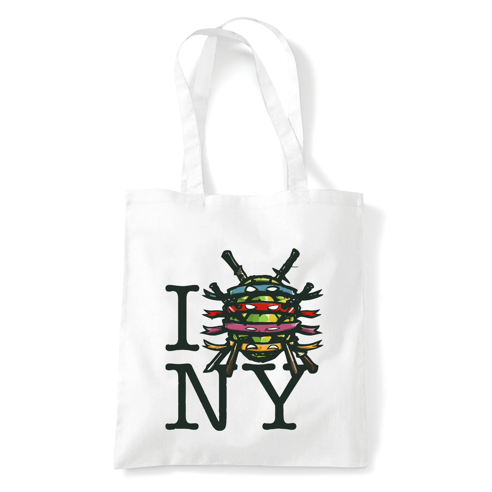 Tini Ninja Teknőcök TMNT Fehér Shopper Vászontáska