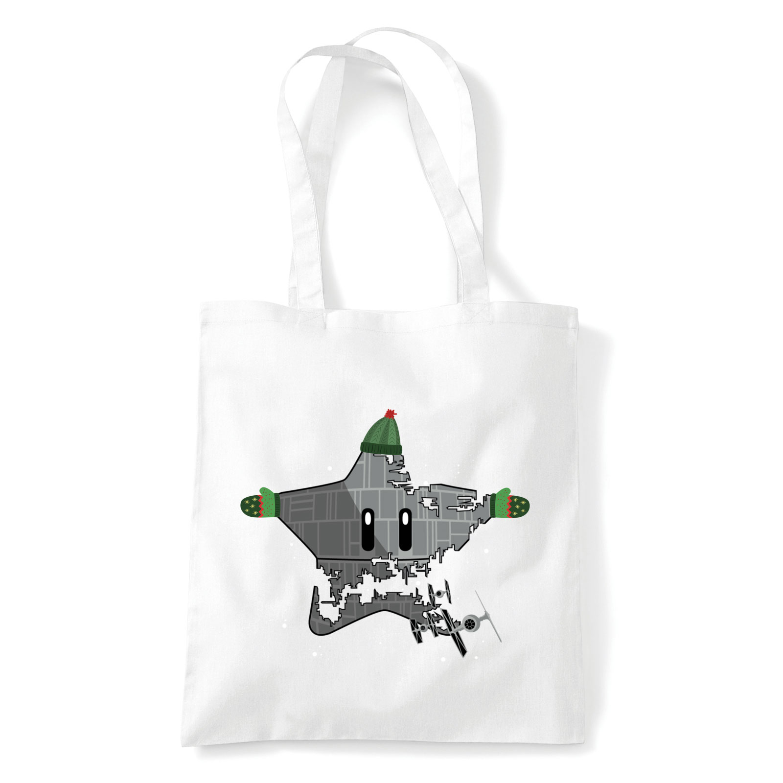 super mario csillag Fehér Shopper Vászontáska
