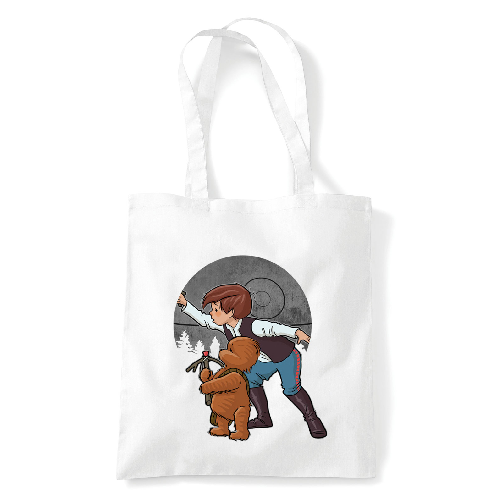 micimackó humor star wars han solo Fehér Shopper Vászontáska