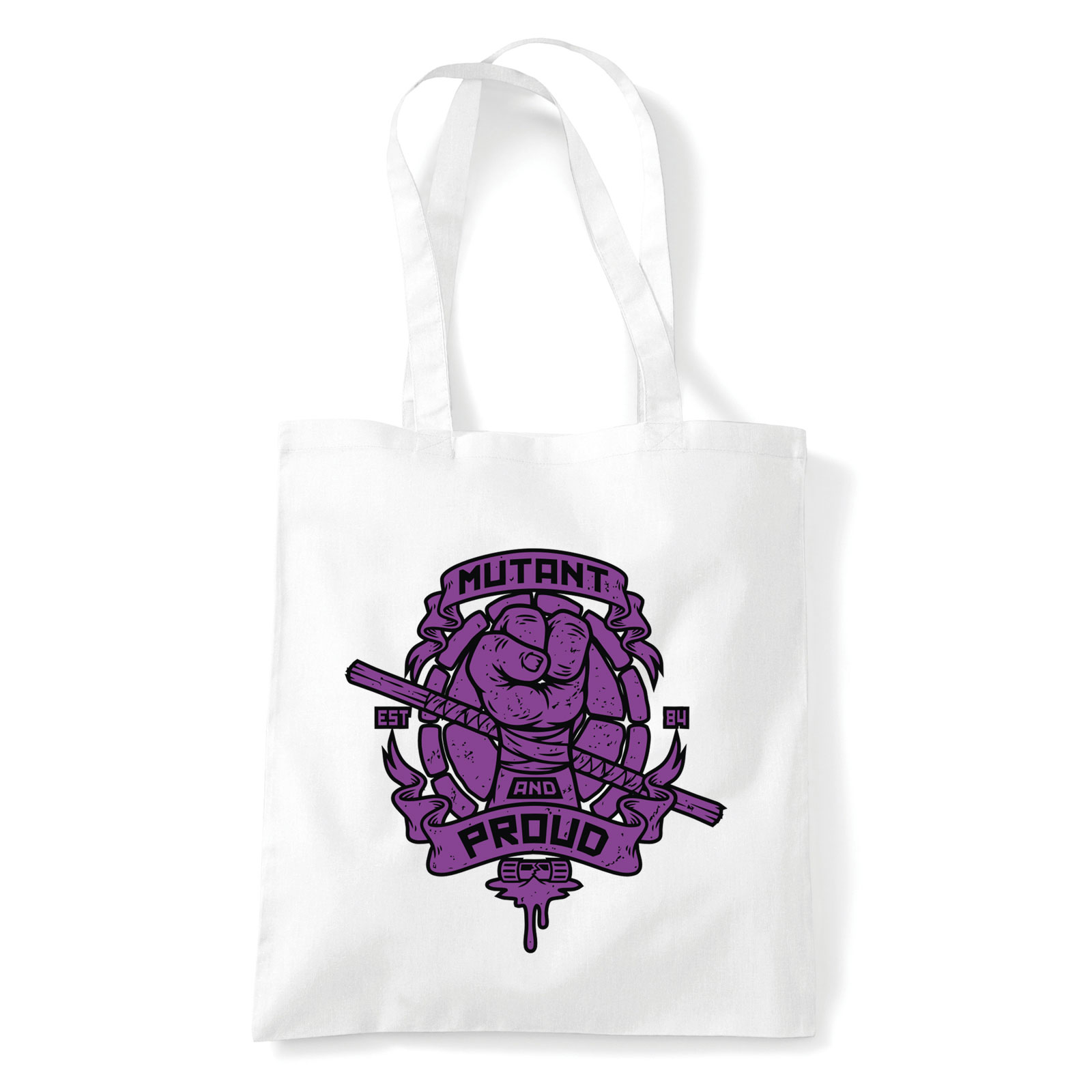 tini ninja teknőcök tmnt donatello Fehér Shopper Vászontáska
