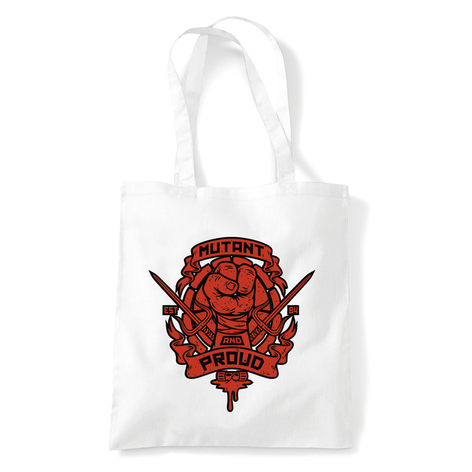 tini ninja teknőcök tmnt Fehér Shopper Vászontáska