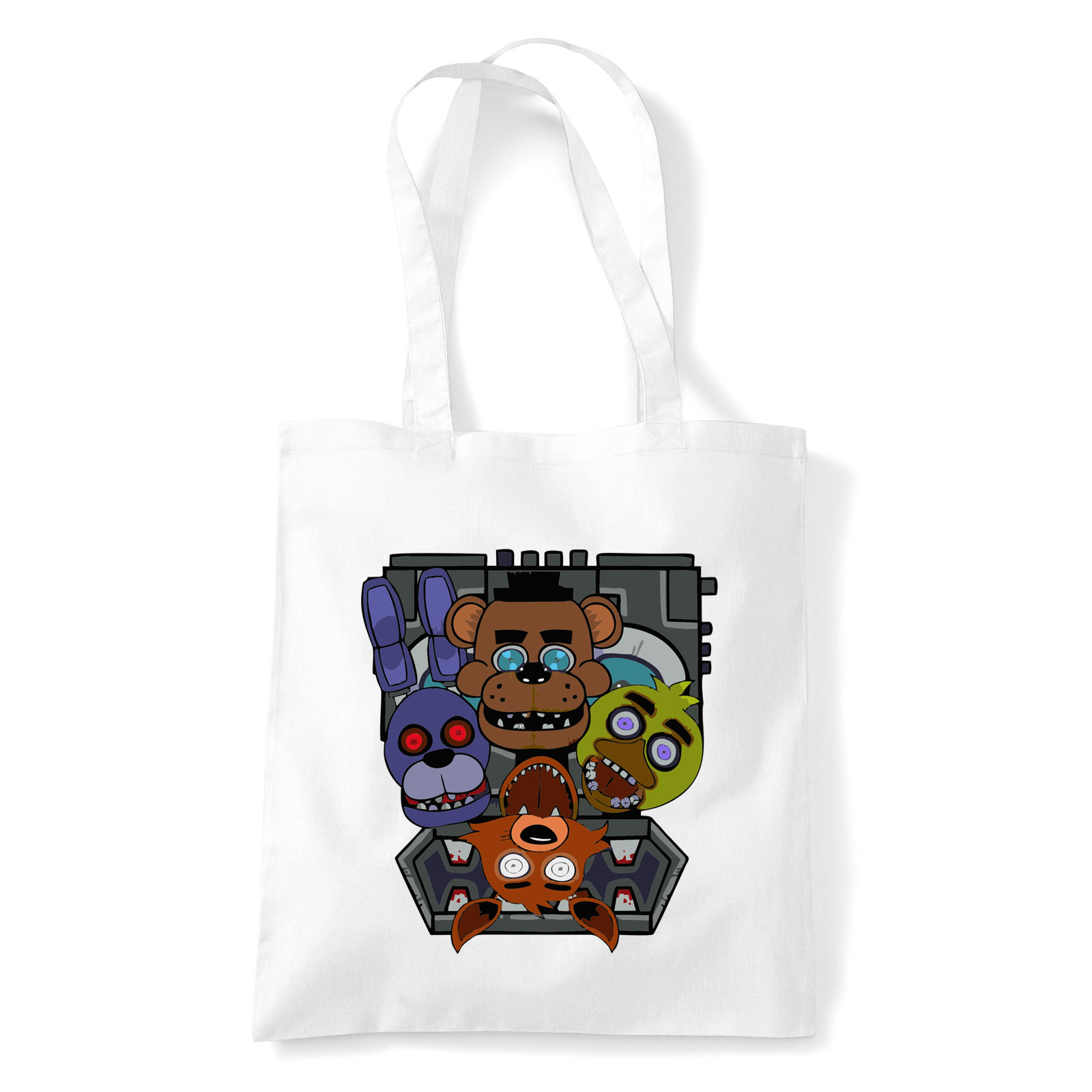 Five Nights At Freddy's Fehér Shopper Vászontáska