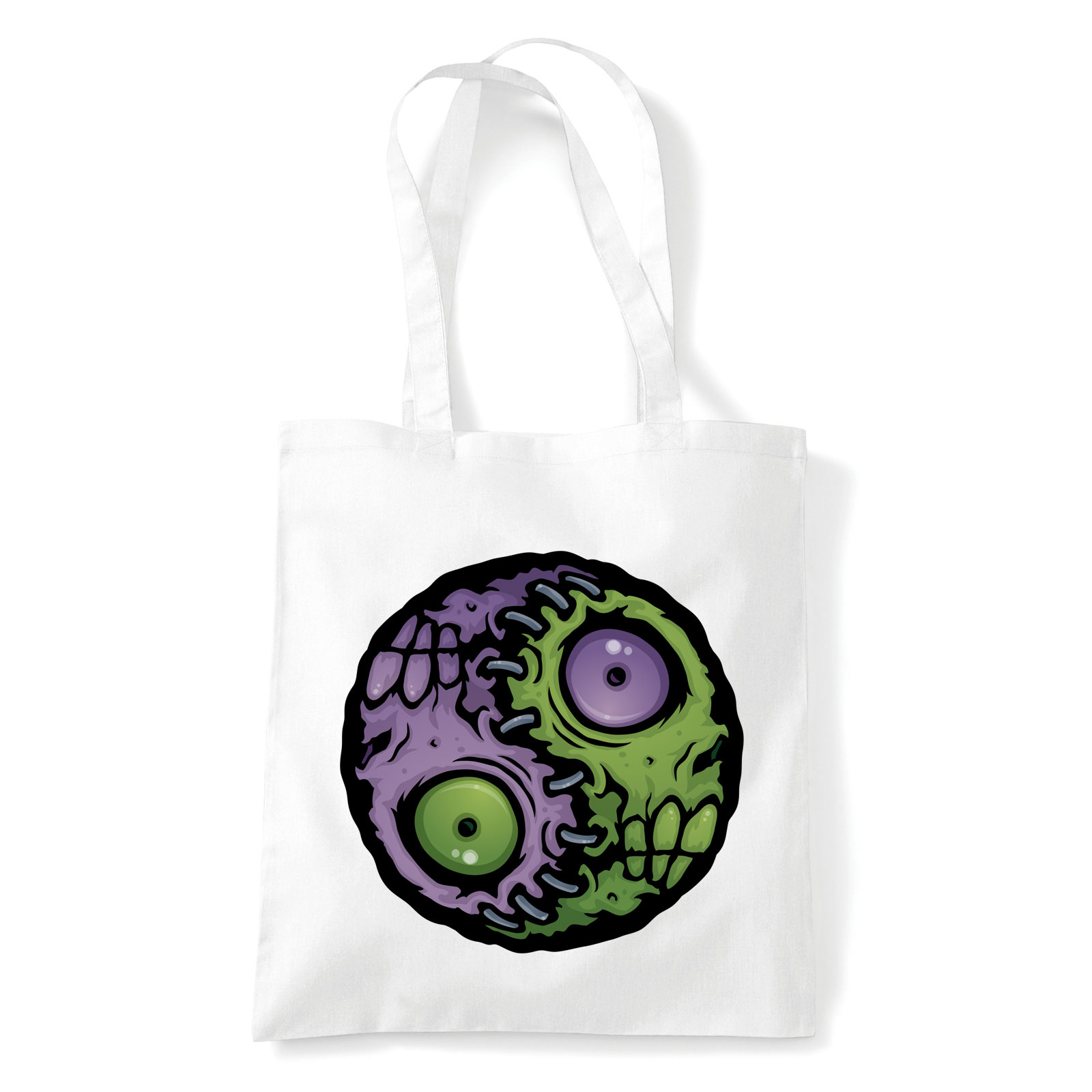 zombi halloween Fehér Shopper Vászontáska
