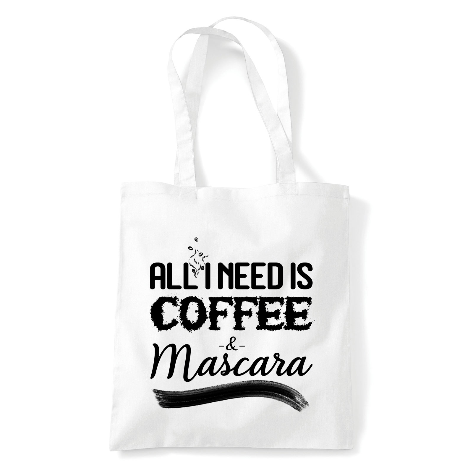 kávé coffee mascara Fehér Shopper Vászontáska