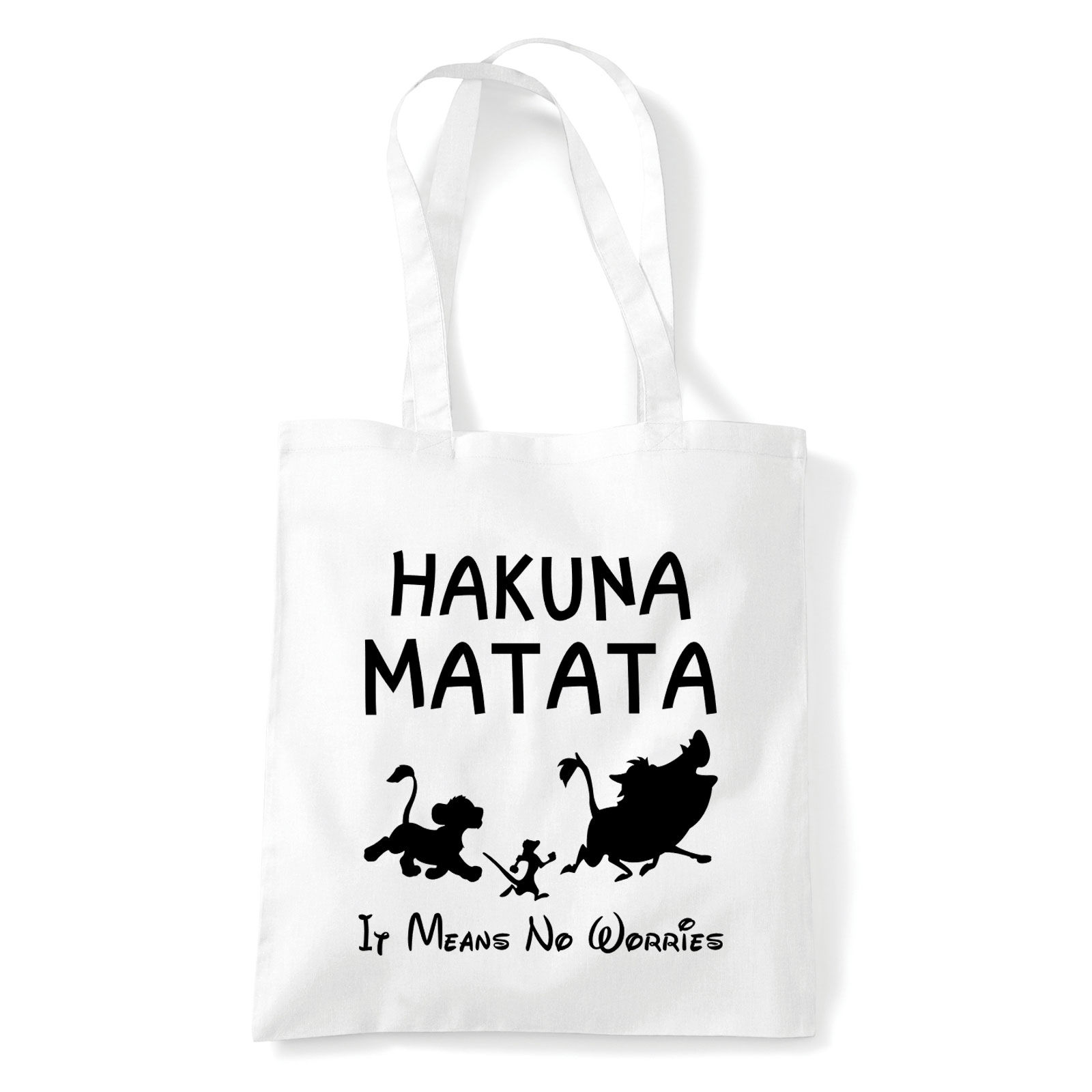 hakuna matata az oroszlánkirály Fehér Shopper Vászontáska