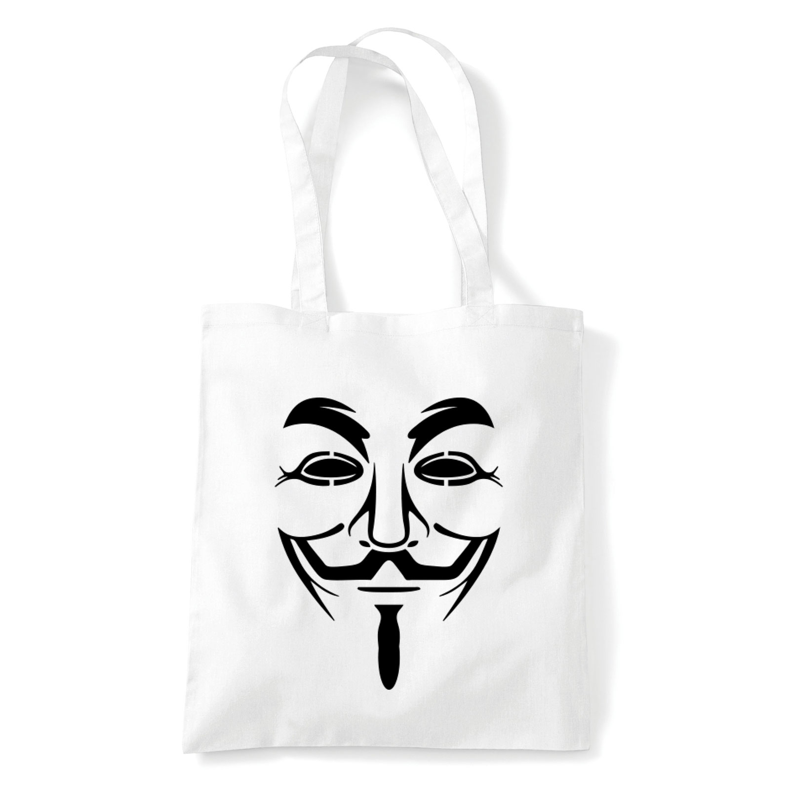 Anonymus vendetta Fehér Shopper Vászontáska