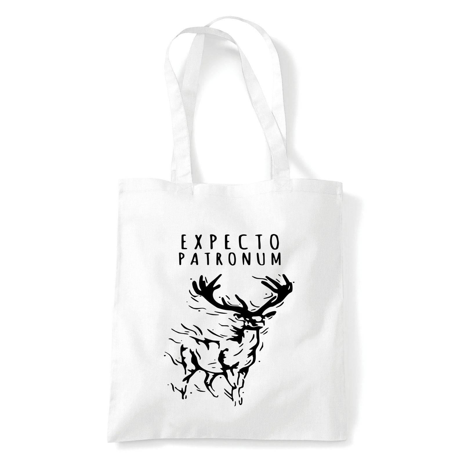harry potter expecto patronum patronus Fehér Shopper Vászontáska