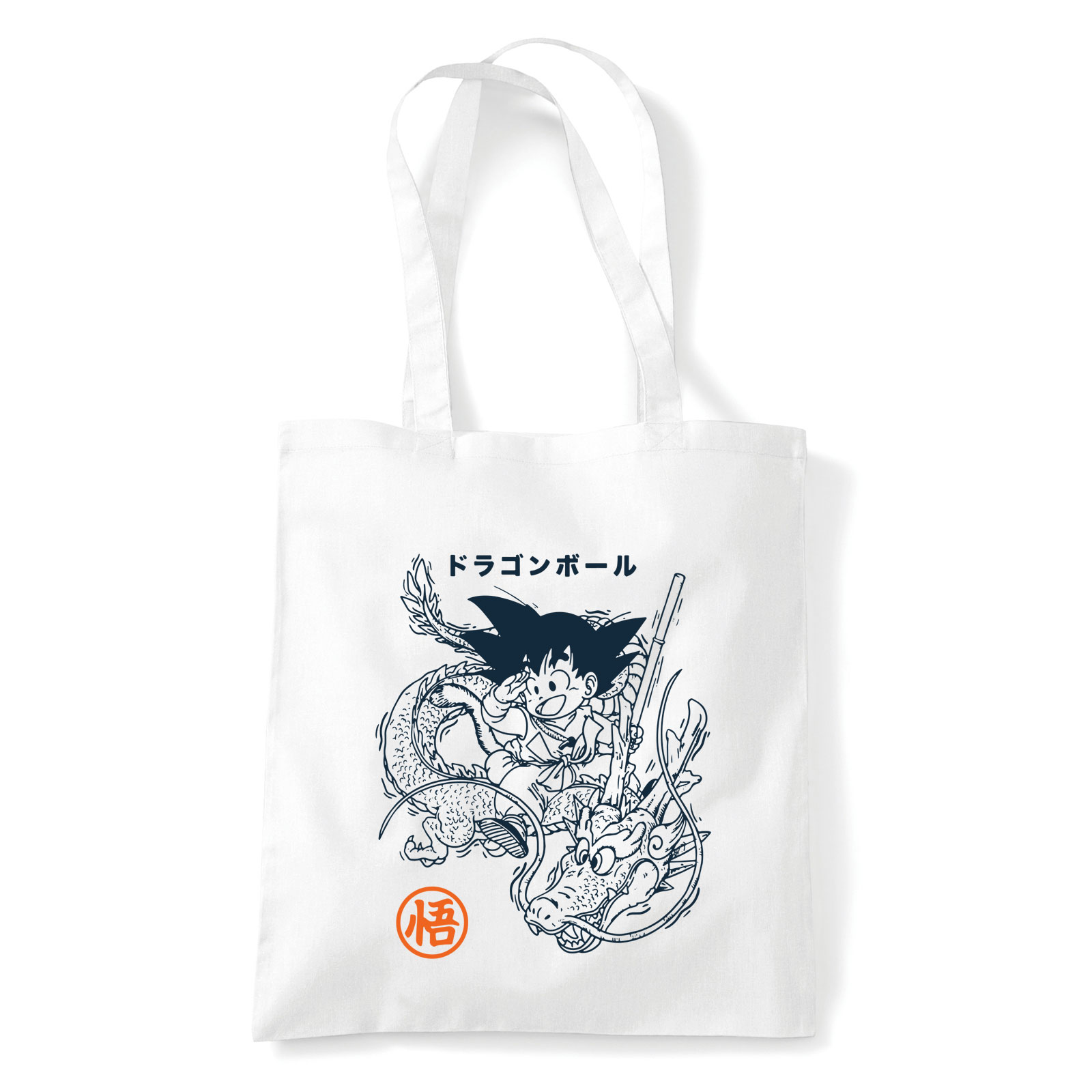 son goku dragon ball Fehér Shopper Vászontáska