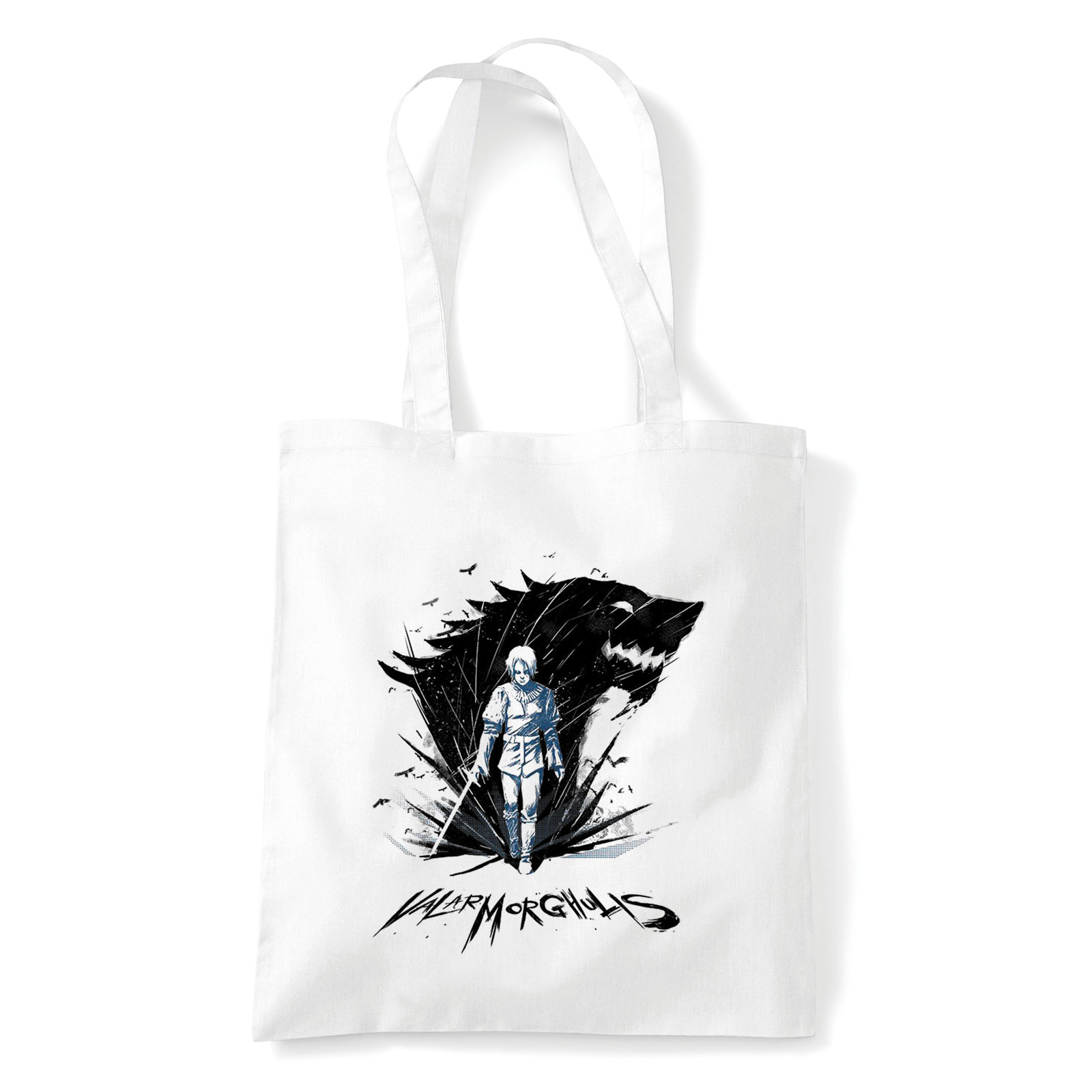 trónok harca game of thrones arya stark Fehér Shopper Vászontáska