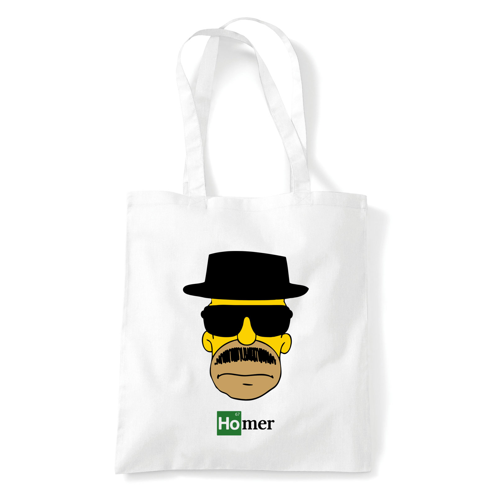 homer simpson breaking bad heisenberg Fehér Shopper Vászontáska