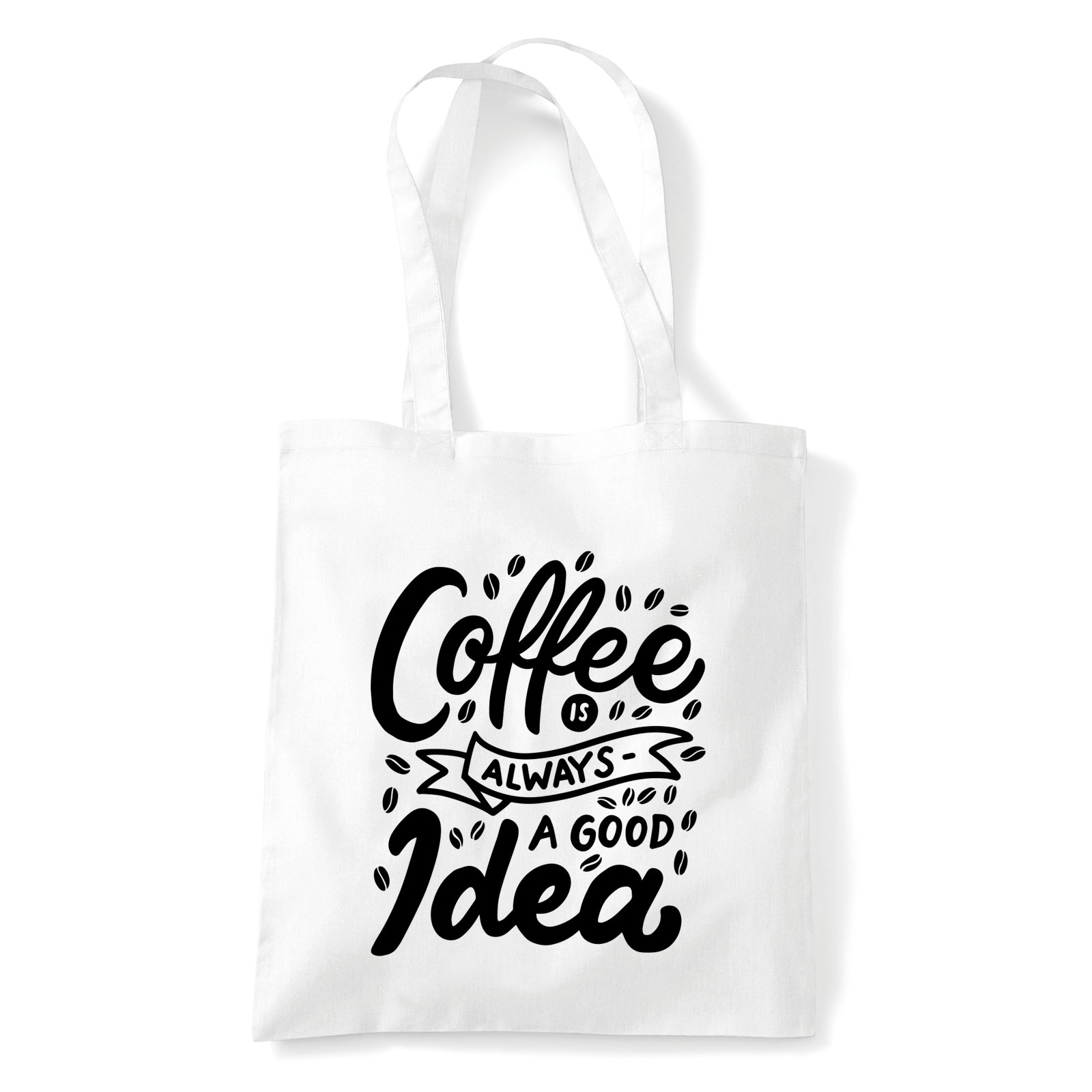 coffee kávé Fehér Shopper Vászontáska