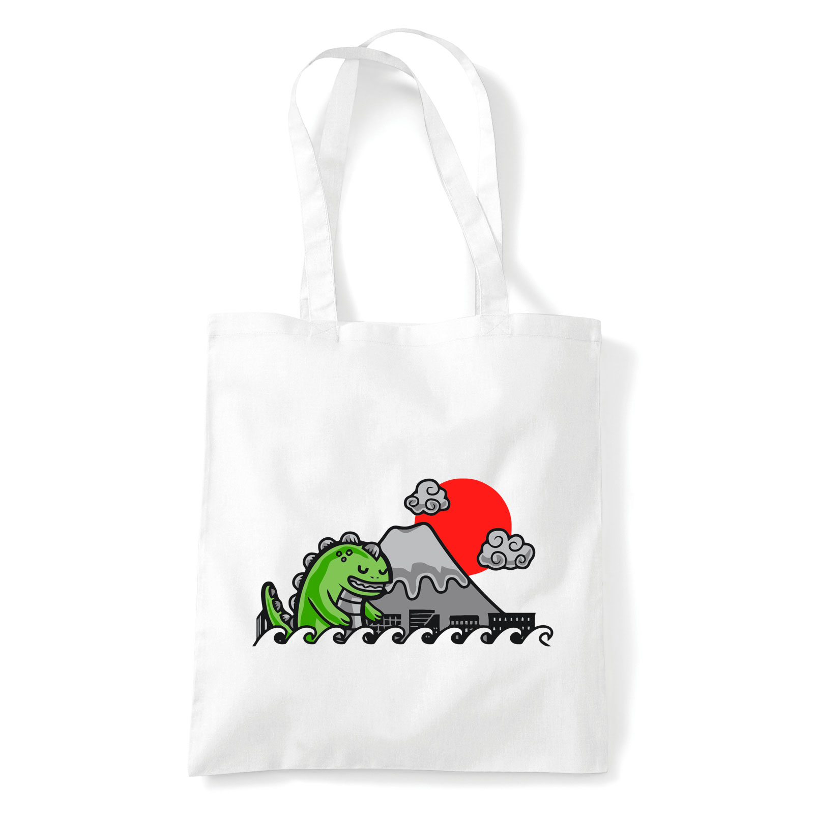 japán t-rex Fehér Shopper Vászontáska