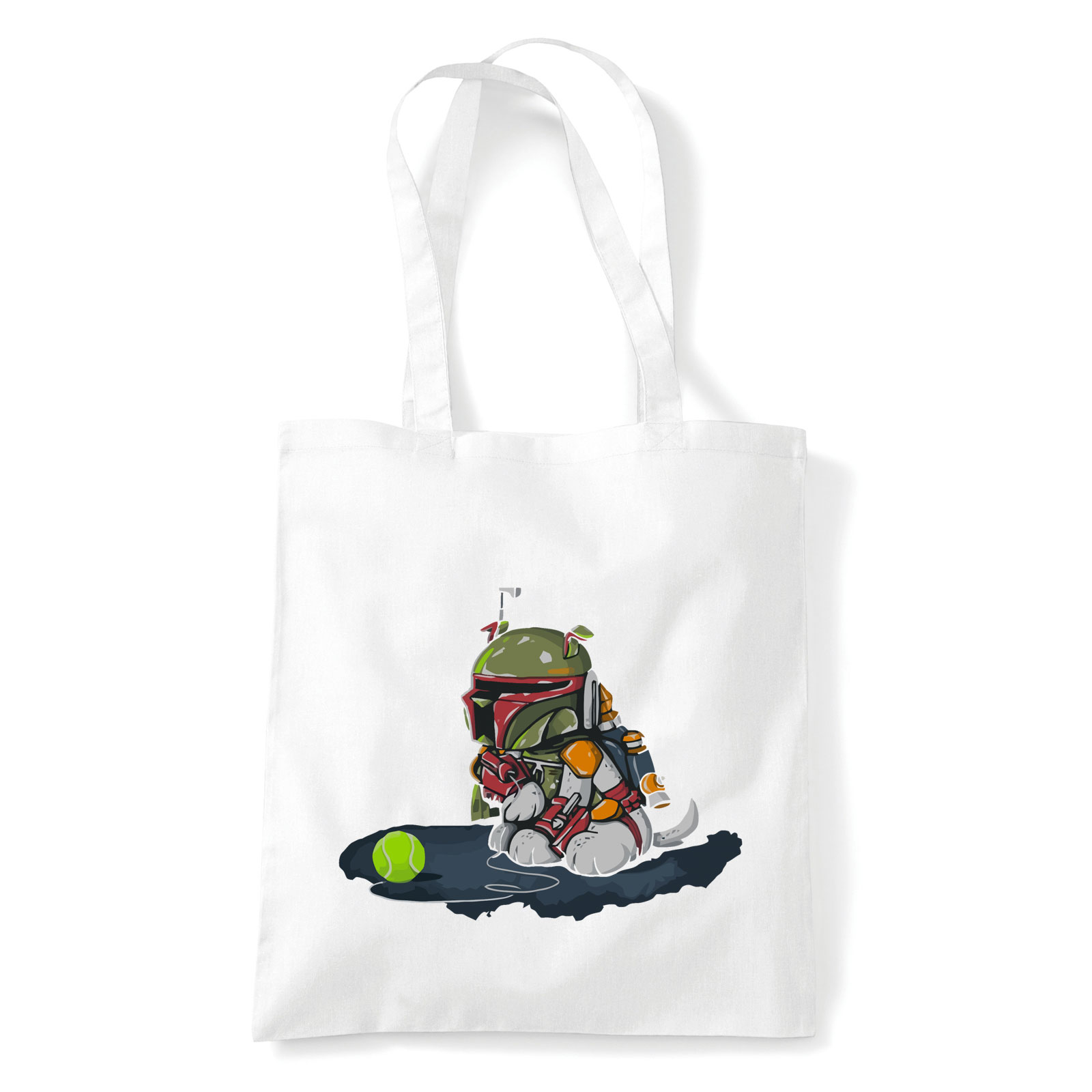 bounty hunter kutya kutyás Fehér Shopper Vászontáska