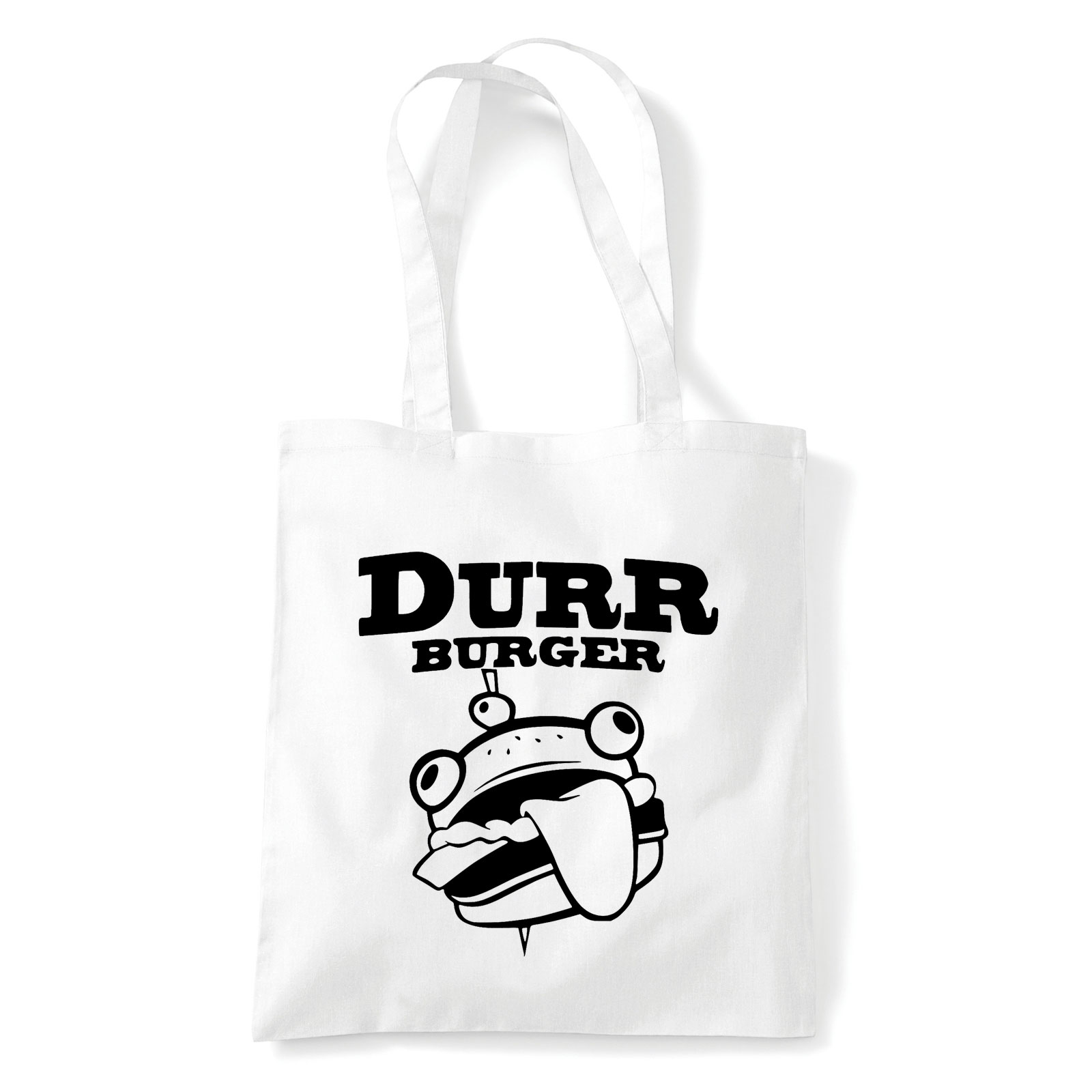 durr burger fortnite Fehér Shopper Vászontáska