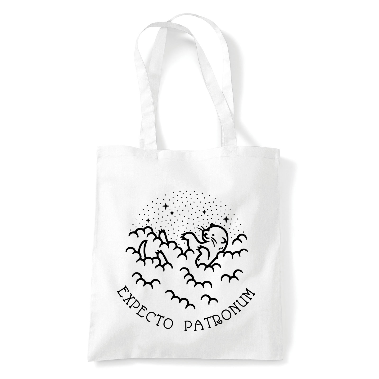 Harry Potter Patronus Fehér Shopper Vászontáska