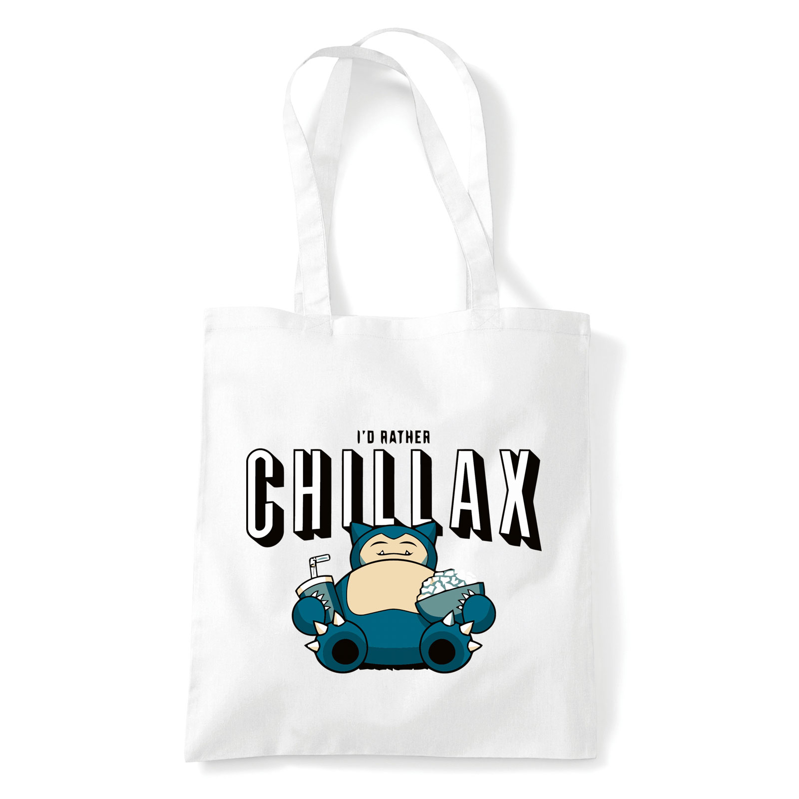 snorlax pokemon Fehér Shopper Vászontáska