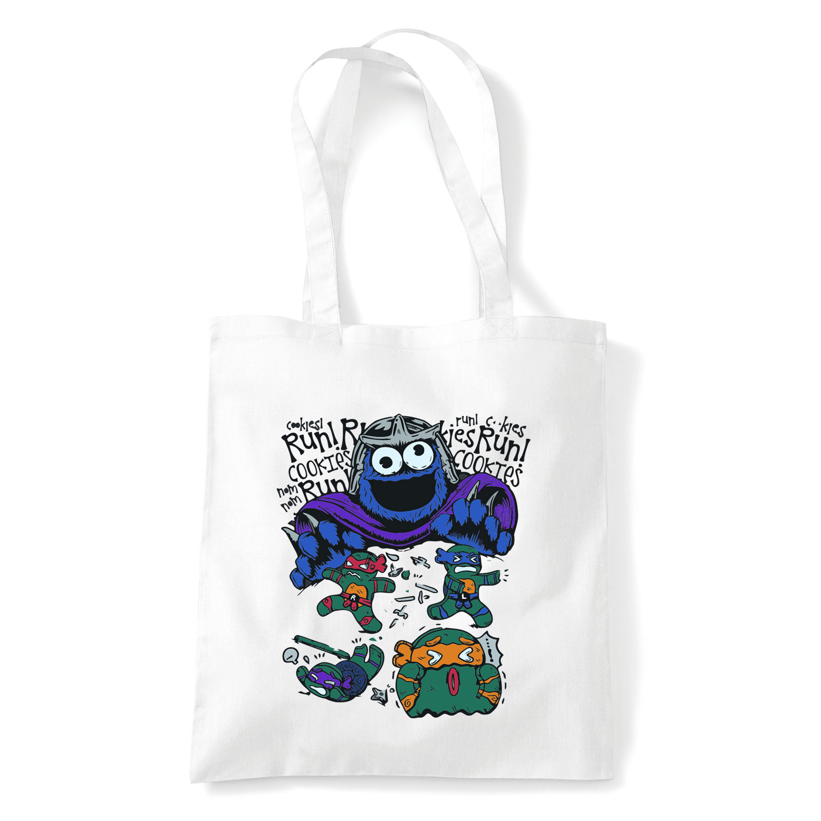 sütiszörny tini ninja Fehér Shopper Vászontáska