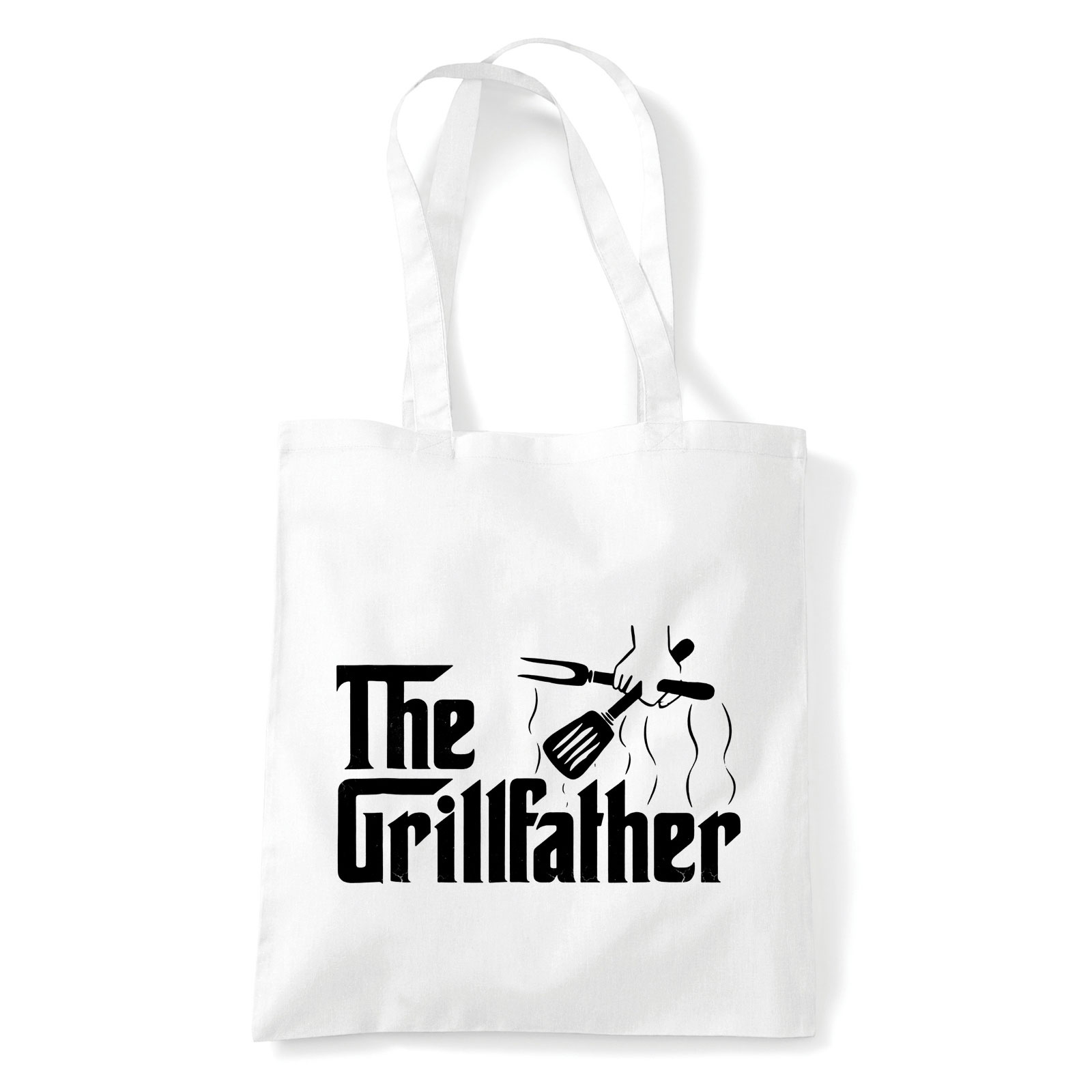 grillezés grill Fehér Shopper Vászontáska