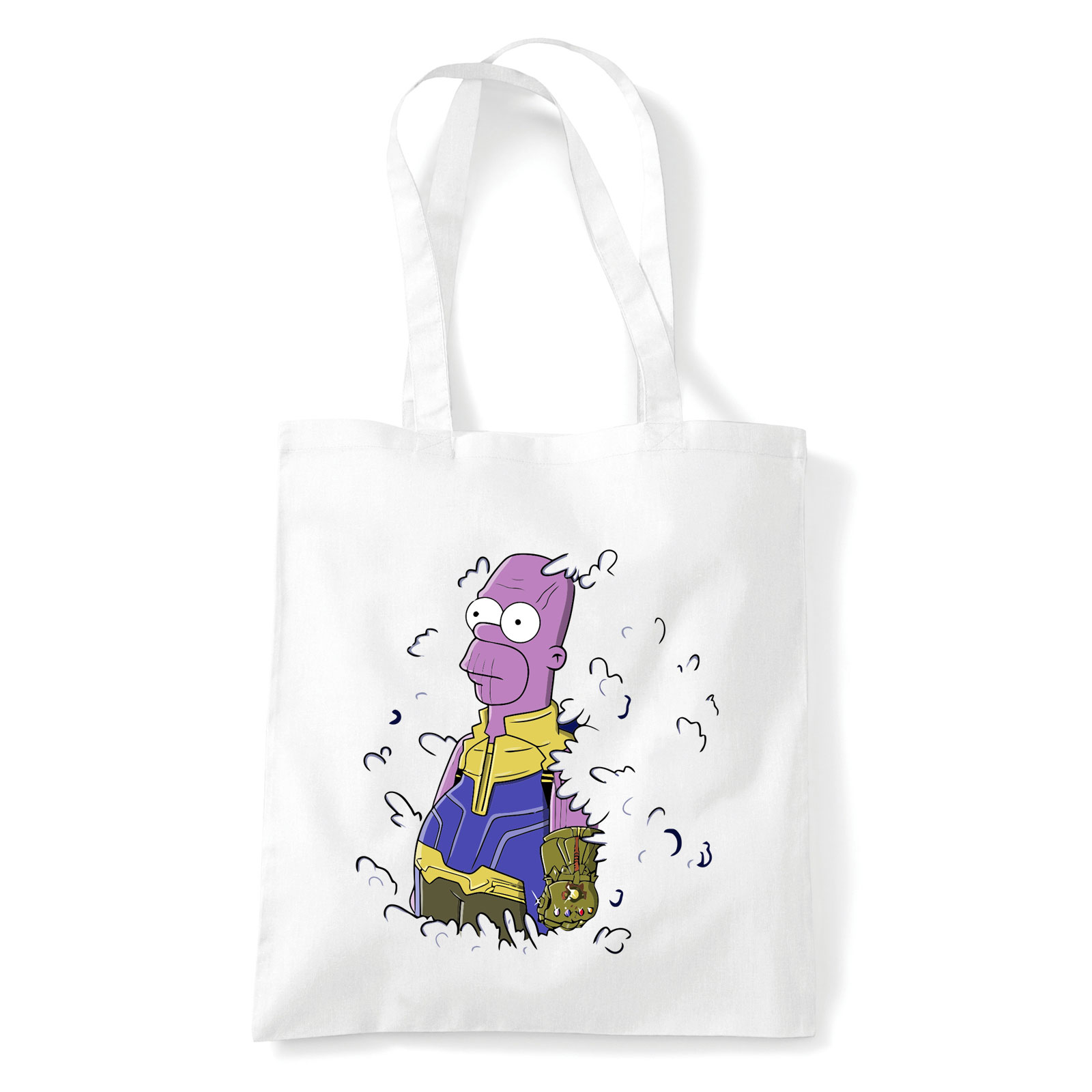 thanos homer simpson Fehér Shopper Vászontáska