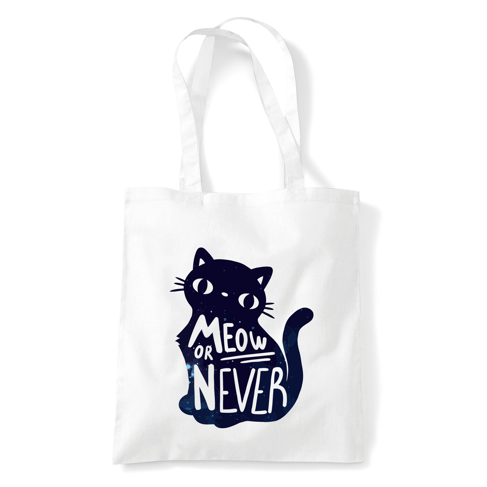 macska macskás cica cicás Fehér Shopper Vászontáska