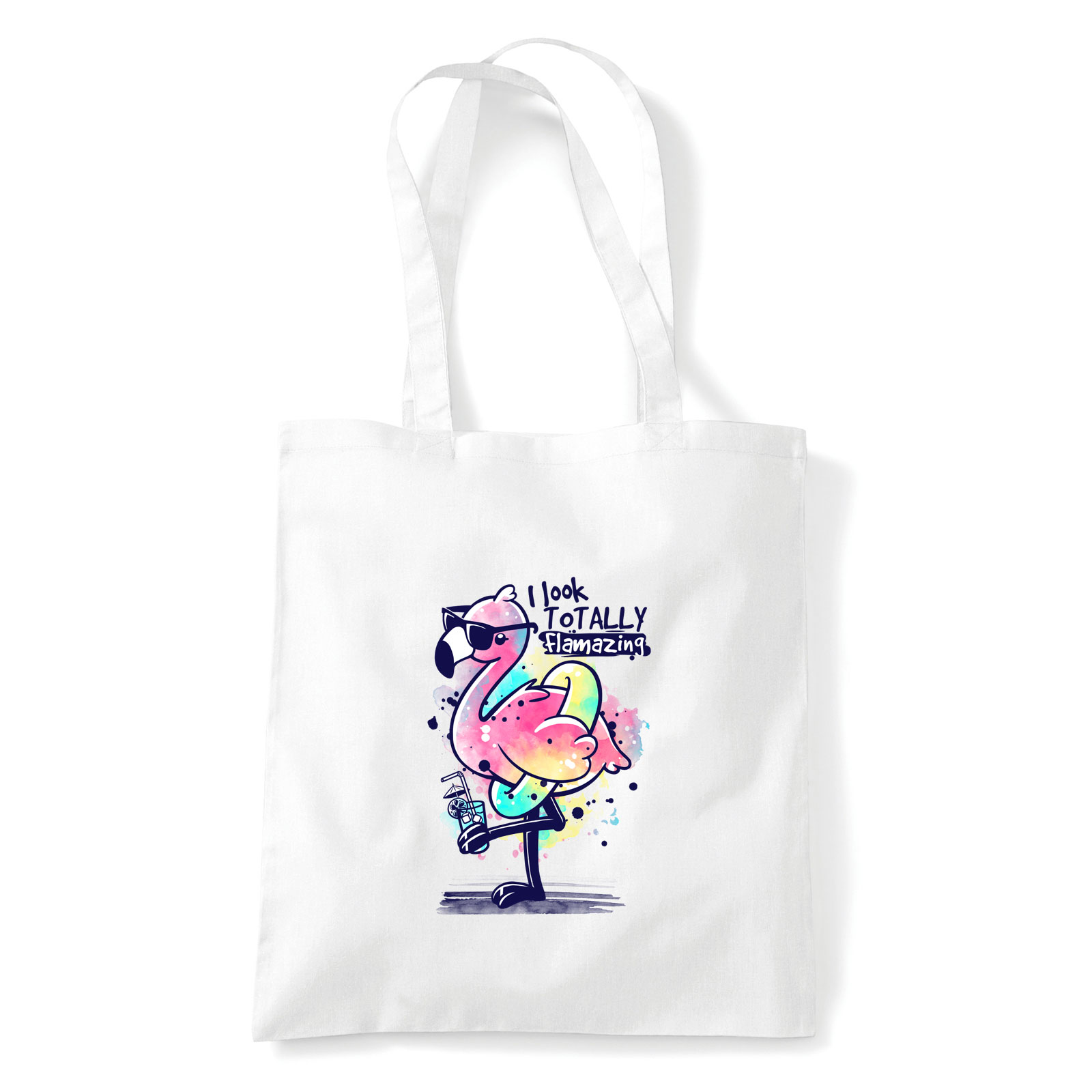 flamingo flamazing Fehér Shopper Vászontáska