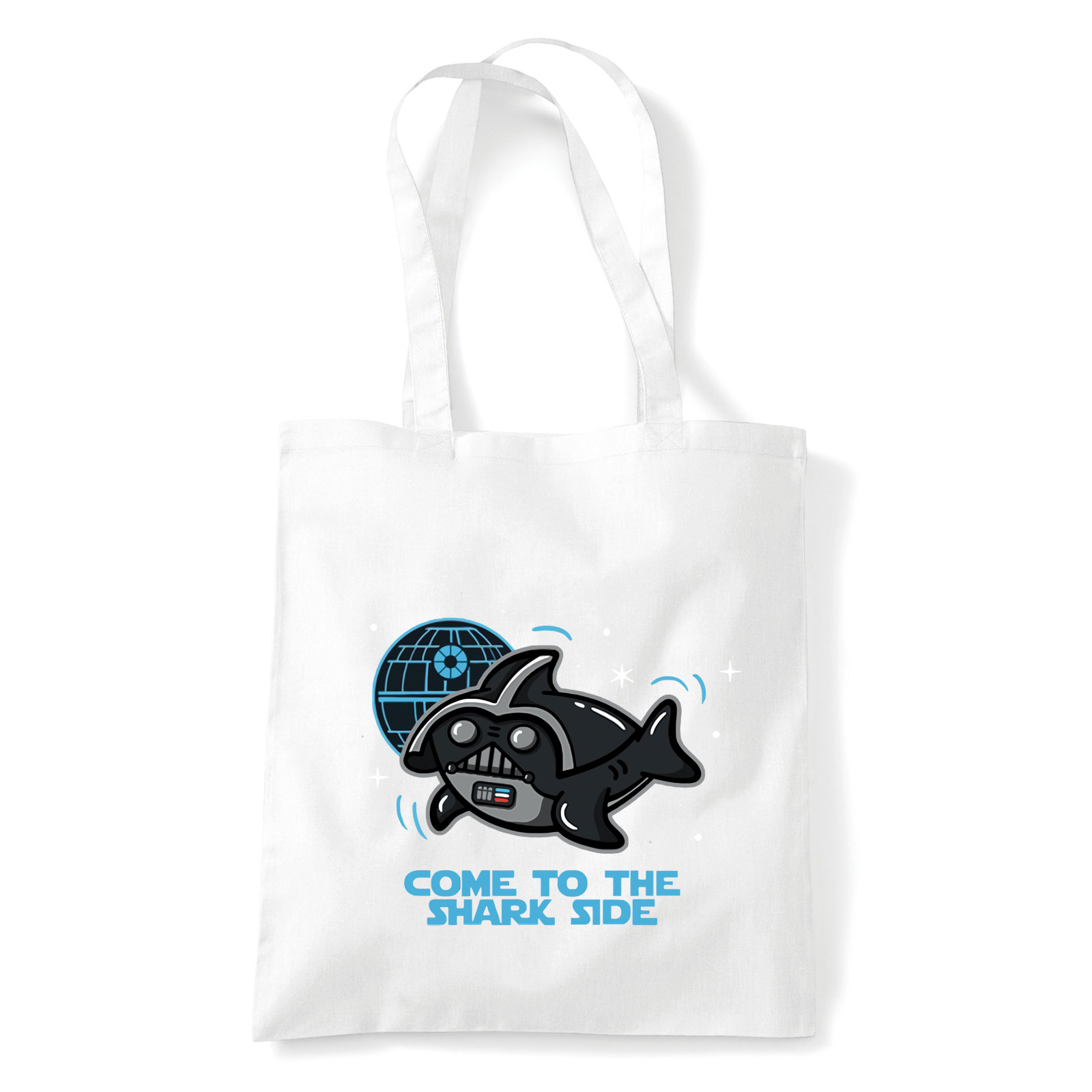cápa cápás shark side Fehér Shopper Vászontáska