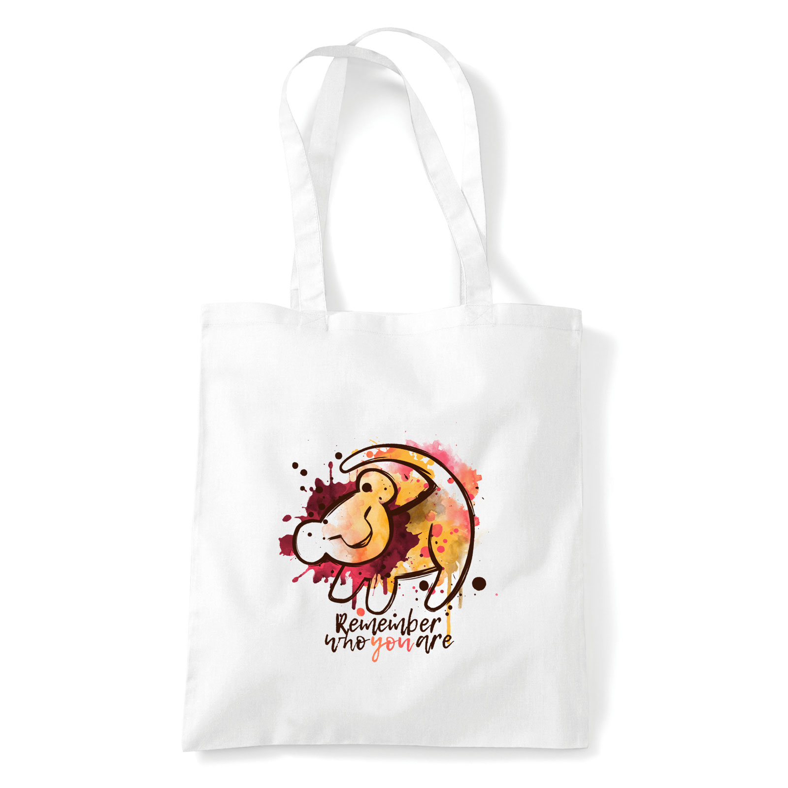 szimba simba oroszlánkirály Fehér Shopper Vászontáska