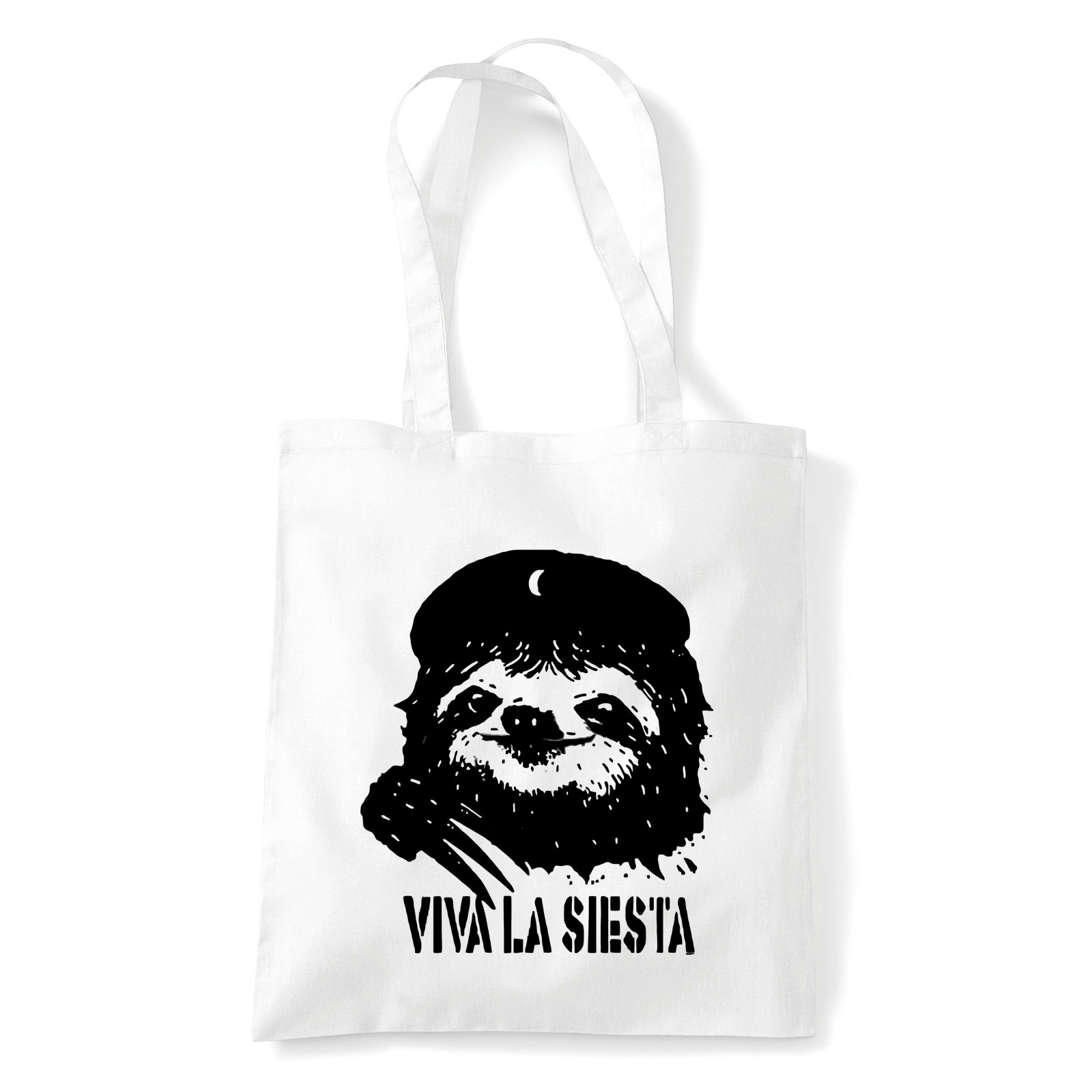 lajhár lusta lustaság siesta Fehér Shopper Vászontáska