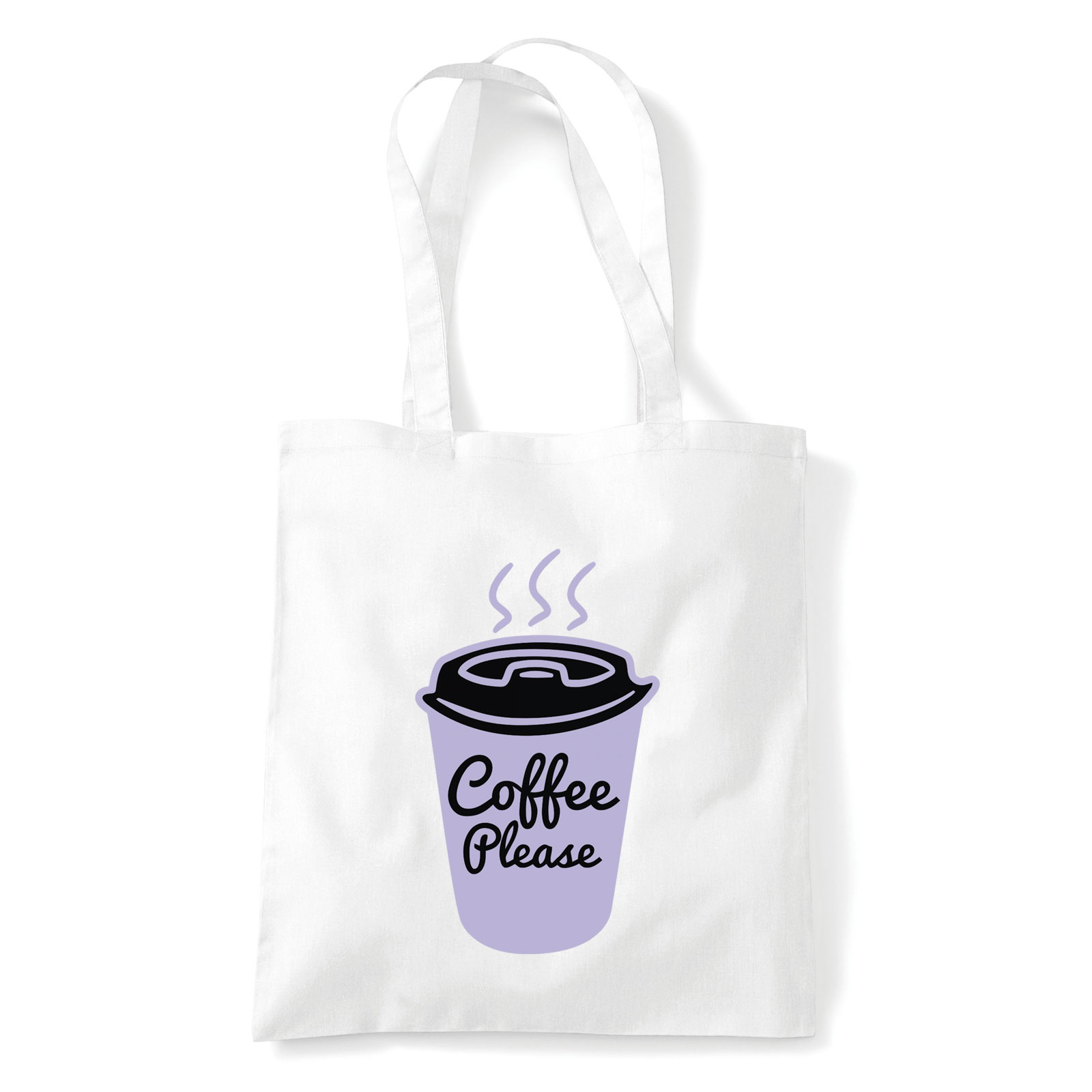 coffee kávé Fehér Shopper Vászontáska