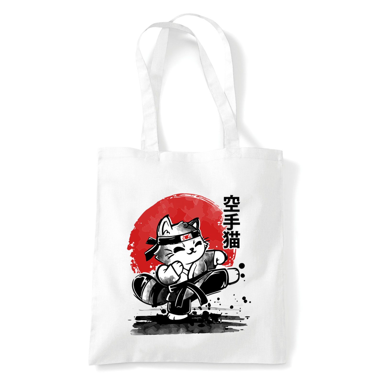 cica cicás macska macskás Fehér Shopper Vászontáska