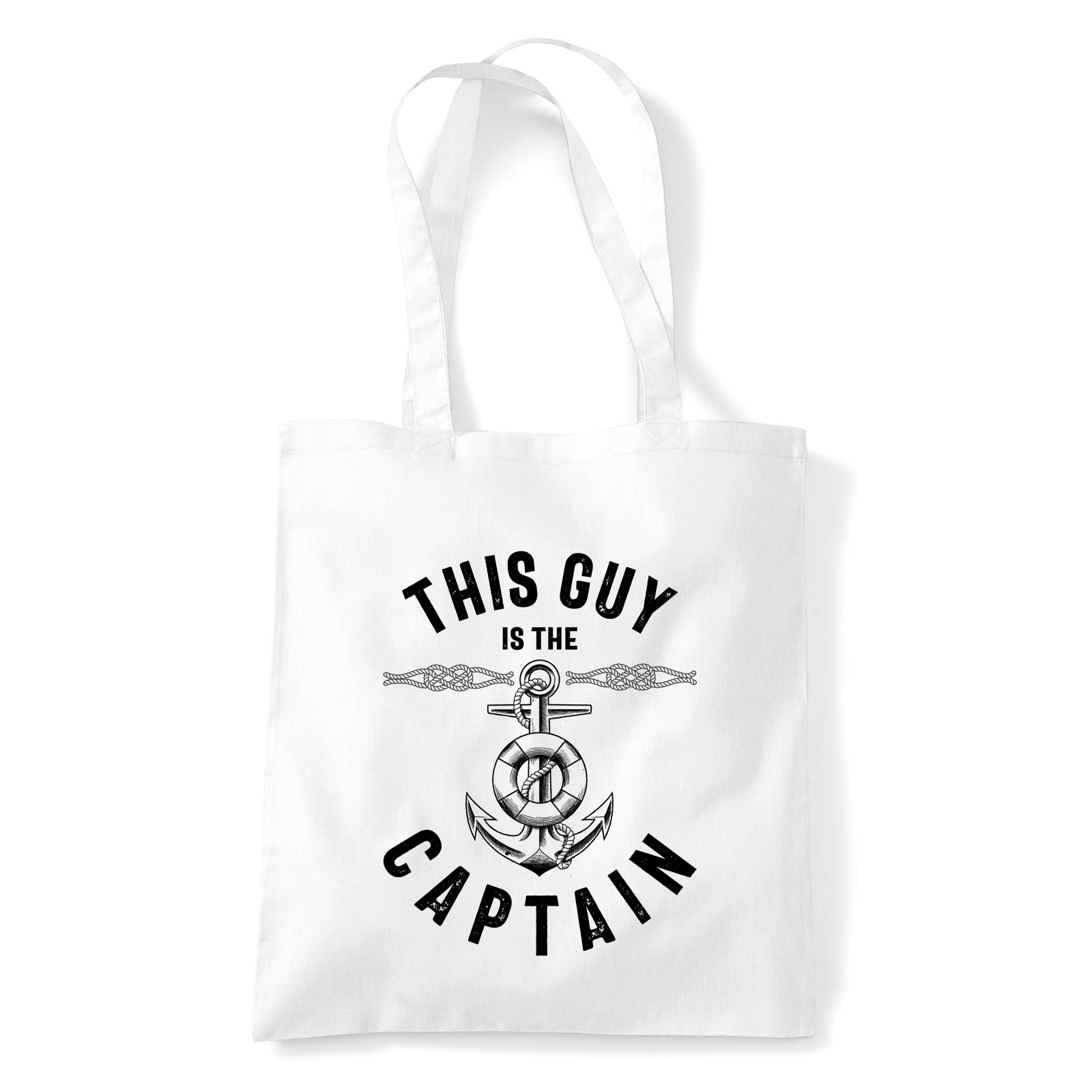 captain kapitány Fehér Shopper Vászontáska