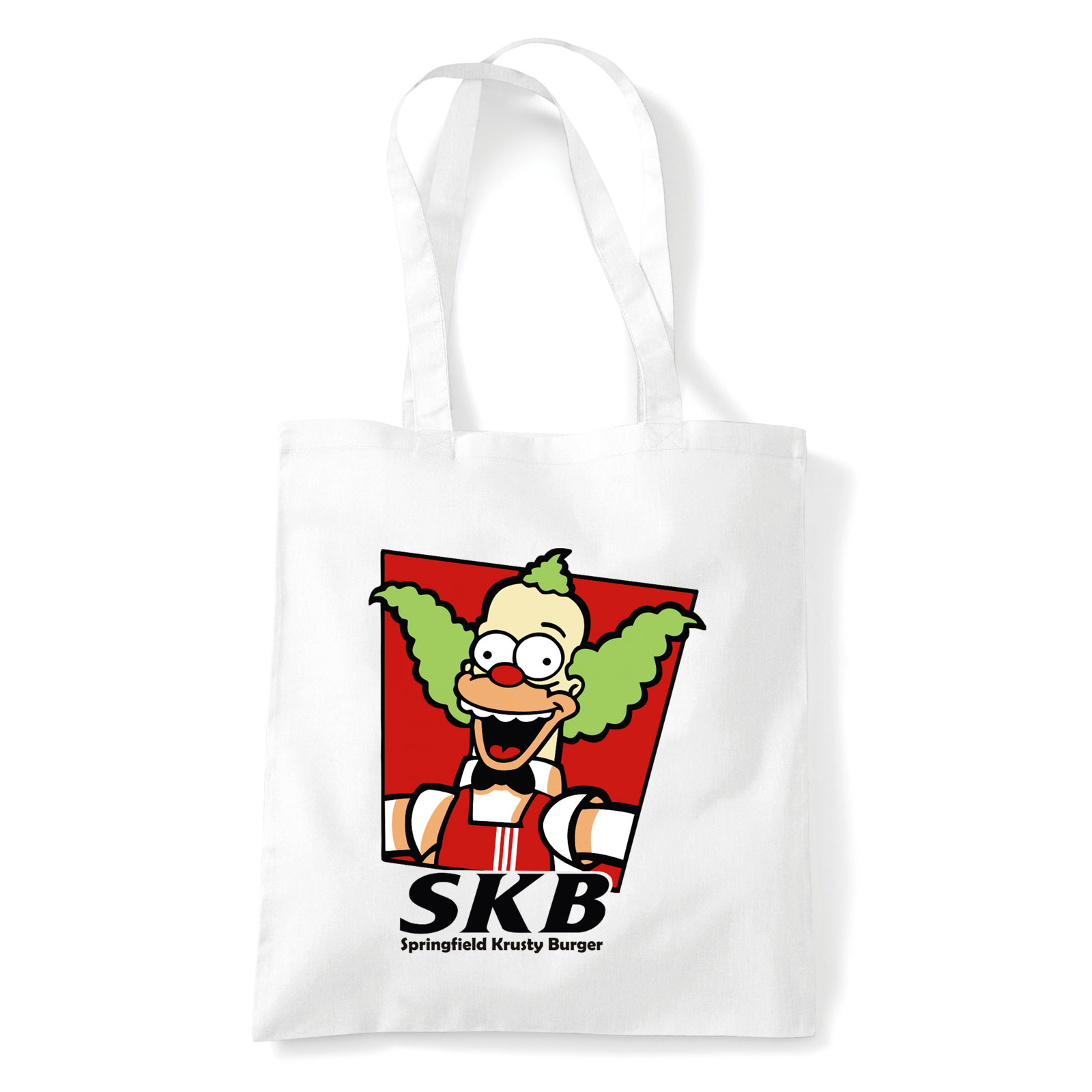 krusty burger simpson család Fehér Shopper Vászontáska